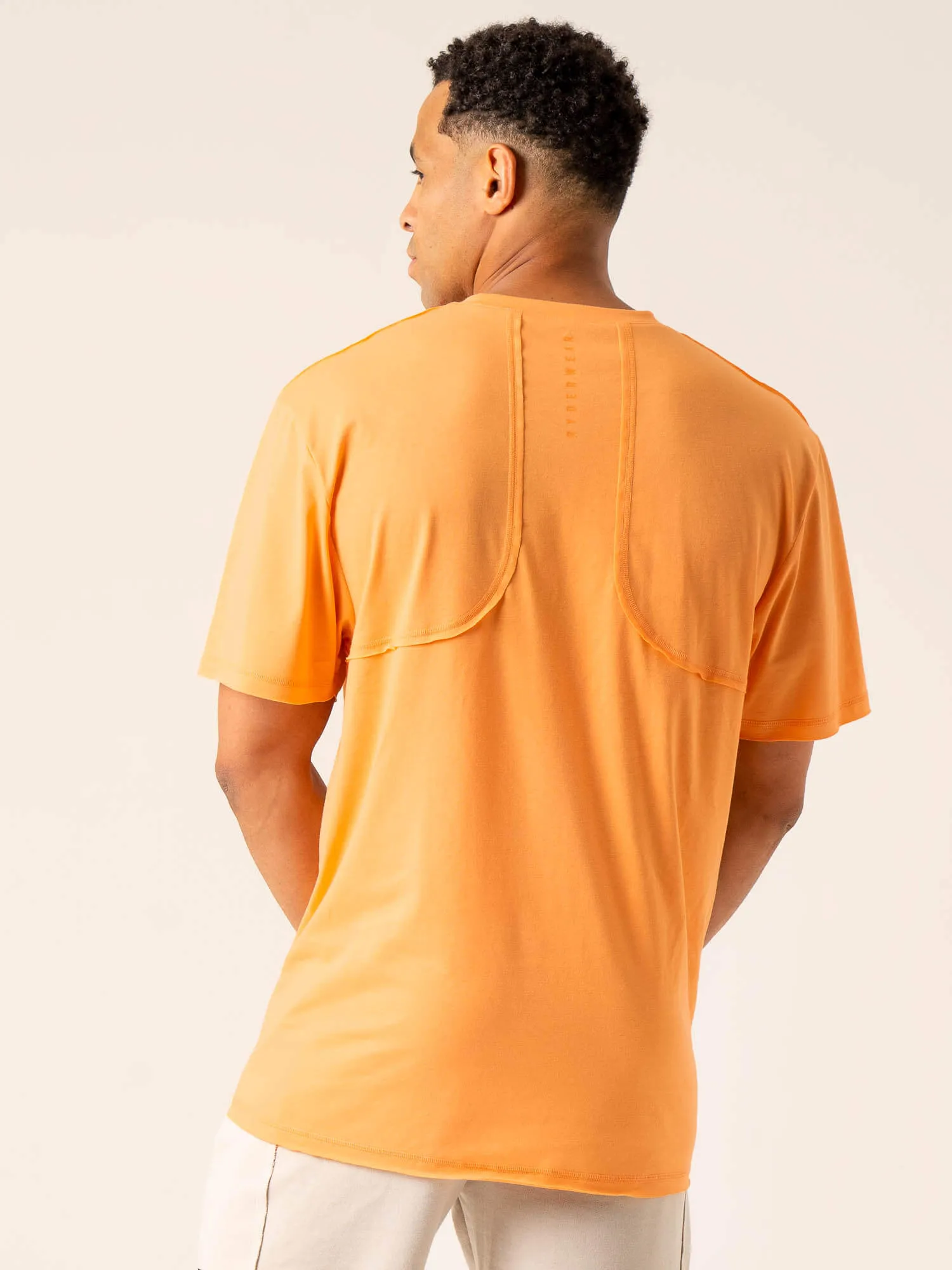 Dynamic Oversized T-Shirt - Orange Sherbet casual fashion