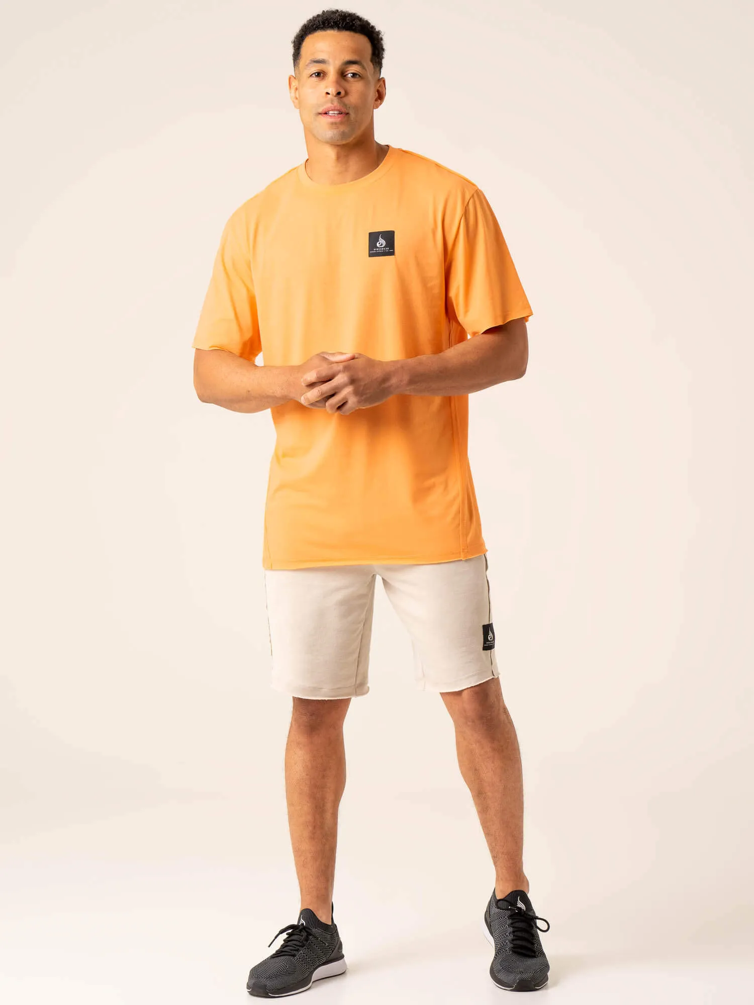 Dynamic Oversized T-Shirt - Orange Sherbet soft feel