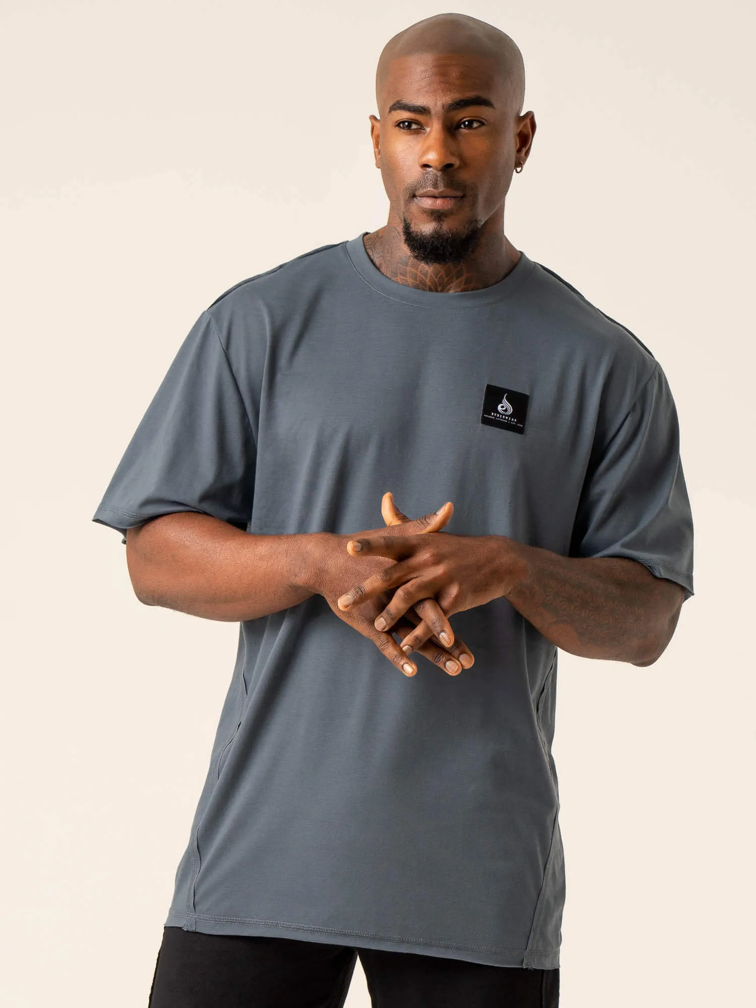 Dynamic Oversized T-Shirt - Petrol outdoor fun