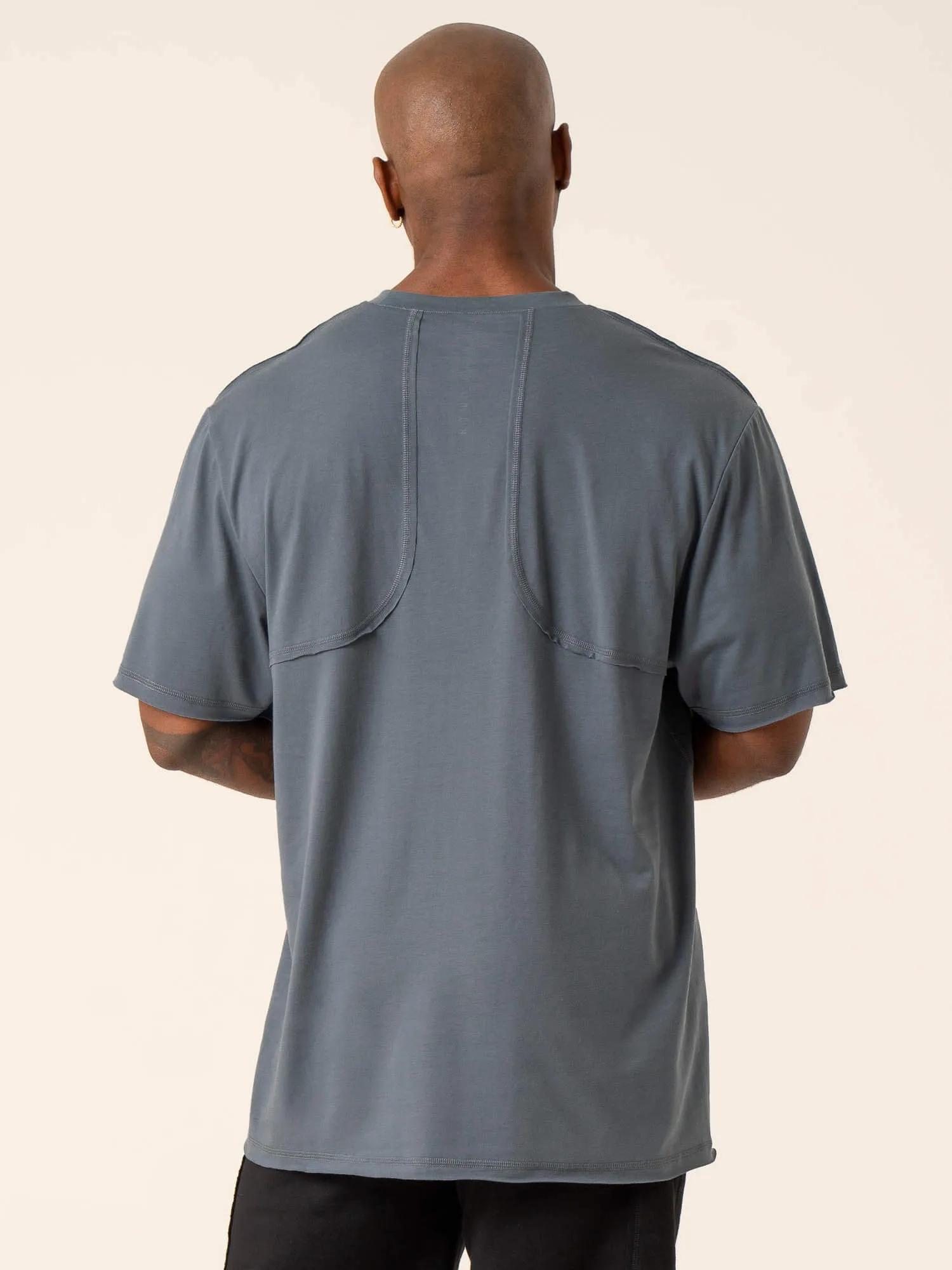 Dynamic Oversized T-Shirt - Petrol limited run