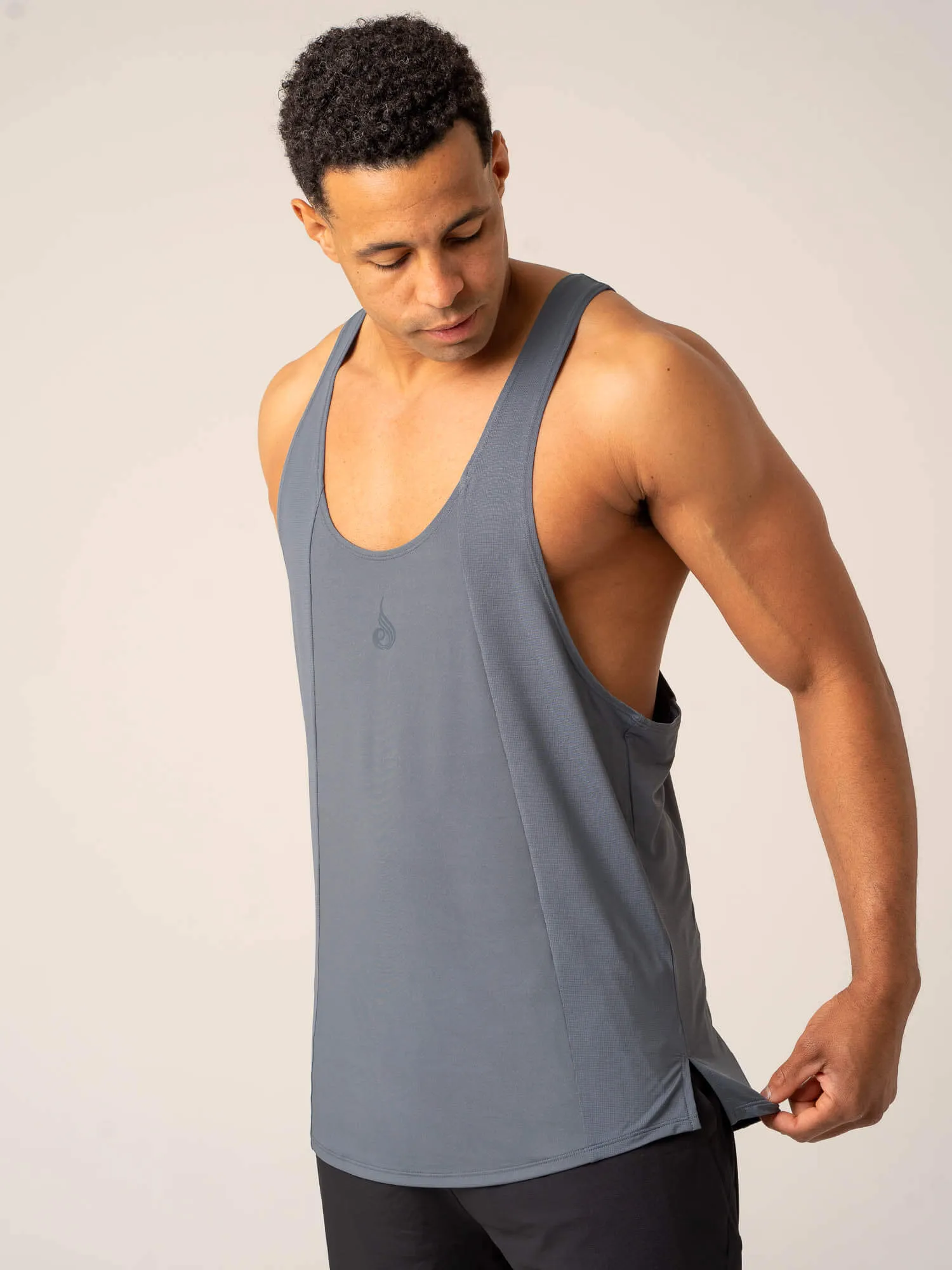 Dynamic Stringer T-Back - Petrol multi choice