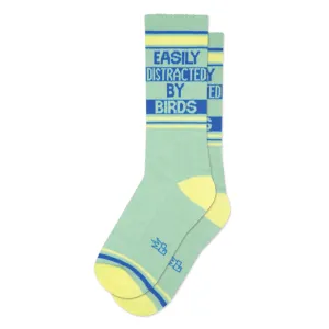 Easily Distracted by Birds Socks from Gumball Poodle Pro Design