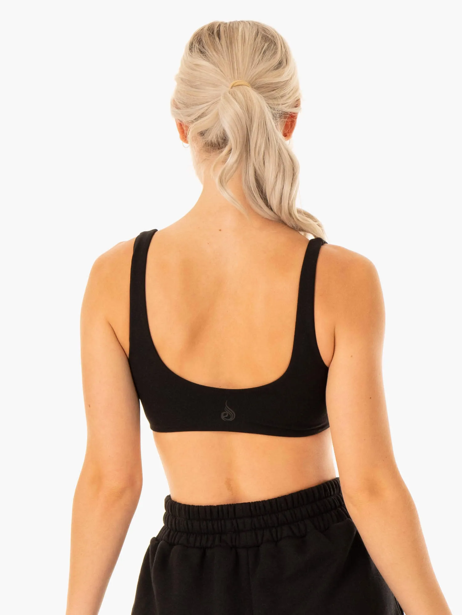 Elevate Lounge Bra - Black Comfort Fit