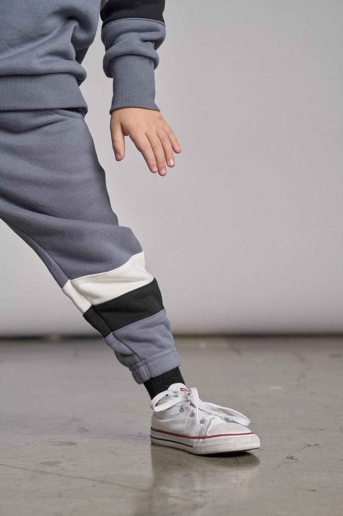 Elevated Stripe Sweatpant - Blue Comfortable Fit