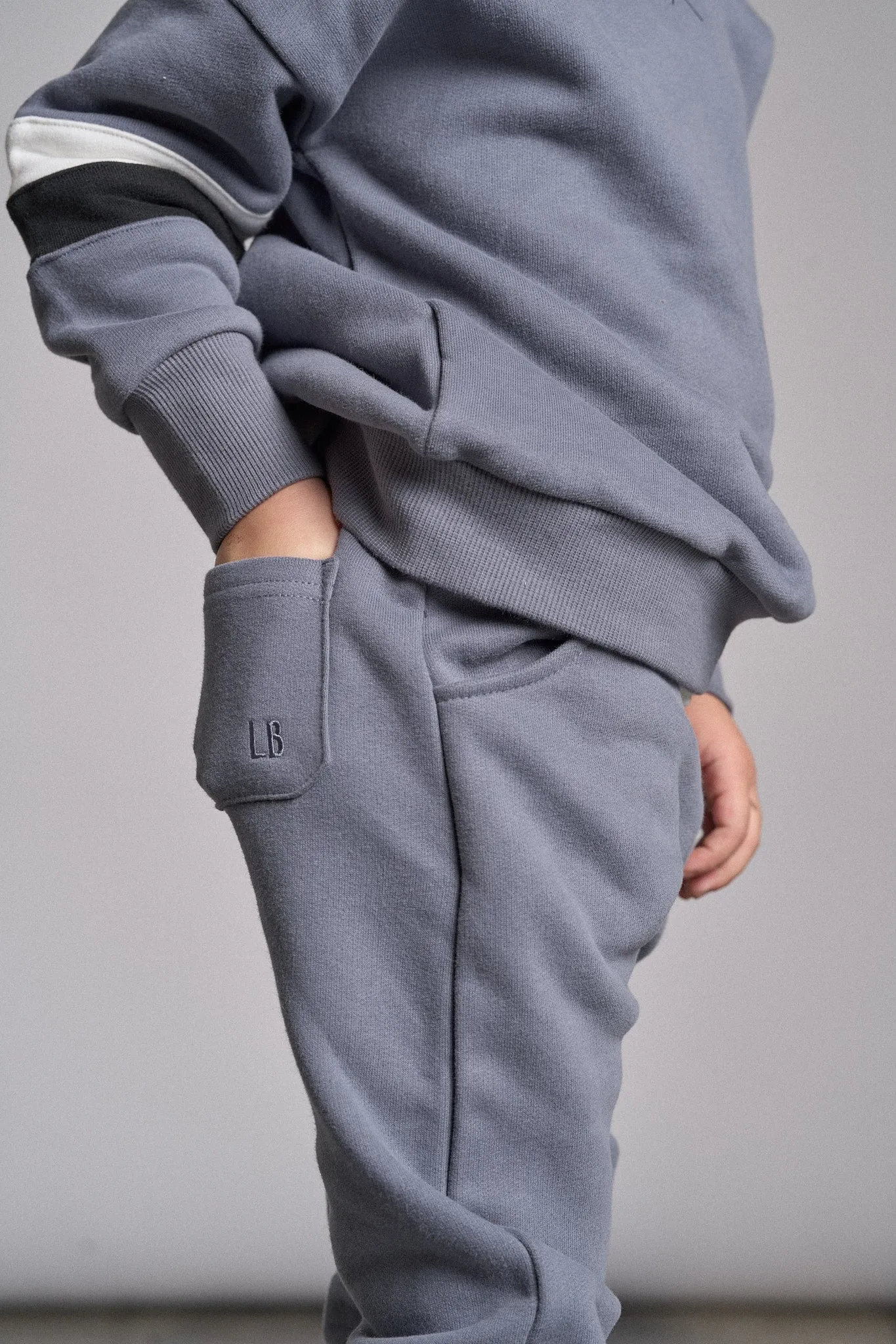 Elevated Stripe Sweatpant - Blue Long Time Wear