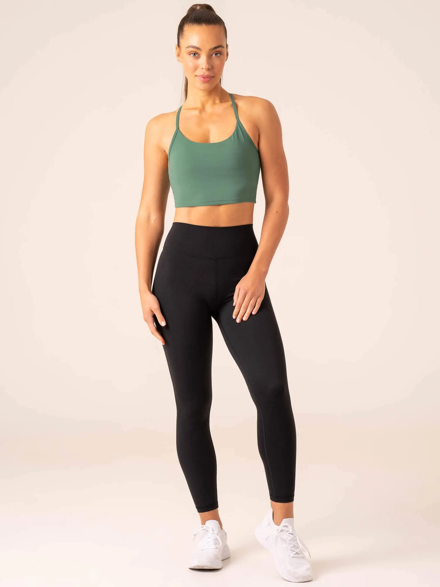 Embody Compression Tank Bra - Dark Green Breath Soft
