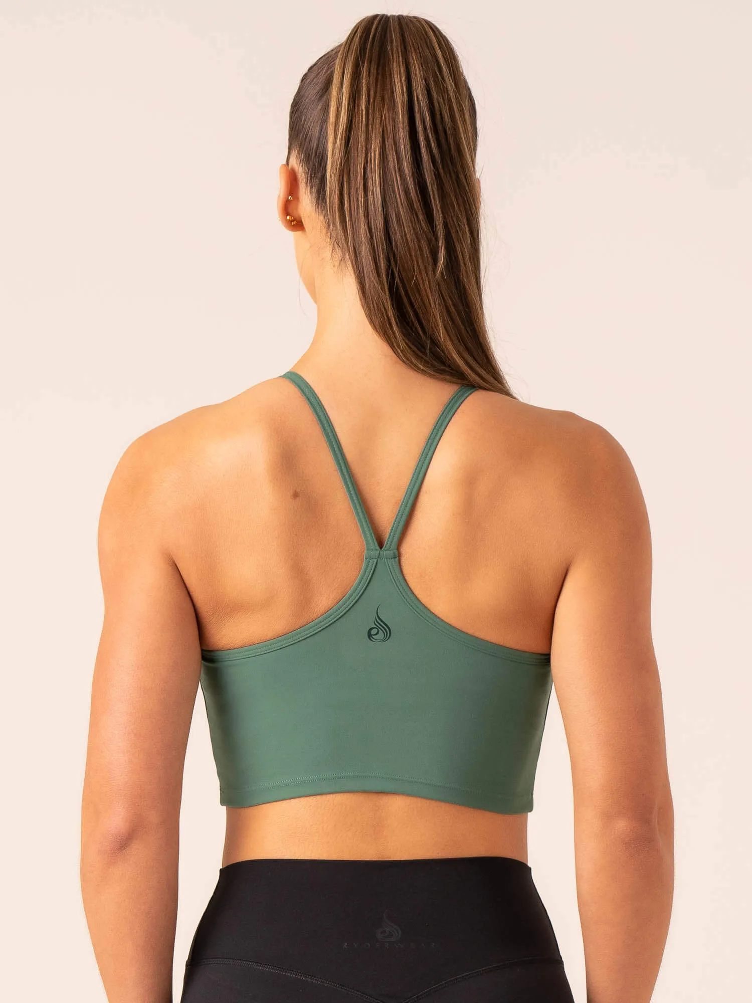 Embody Compression Tank Bra - Dark Green youthful energy