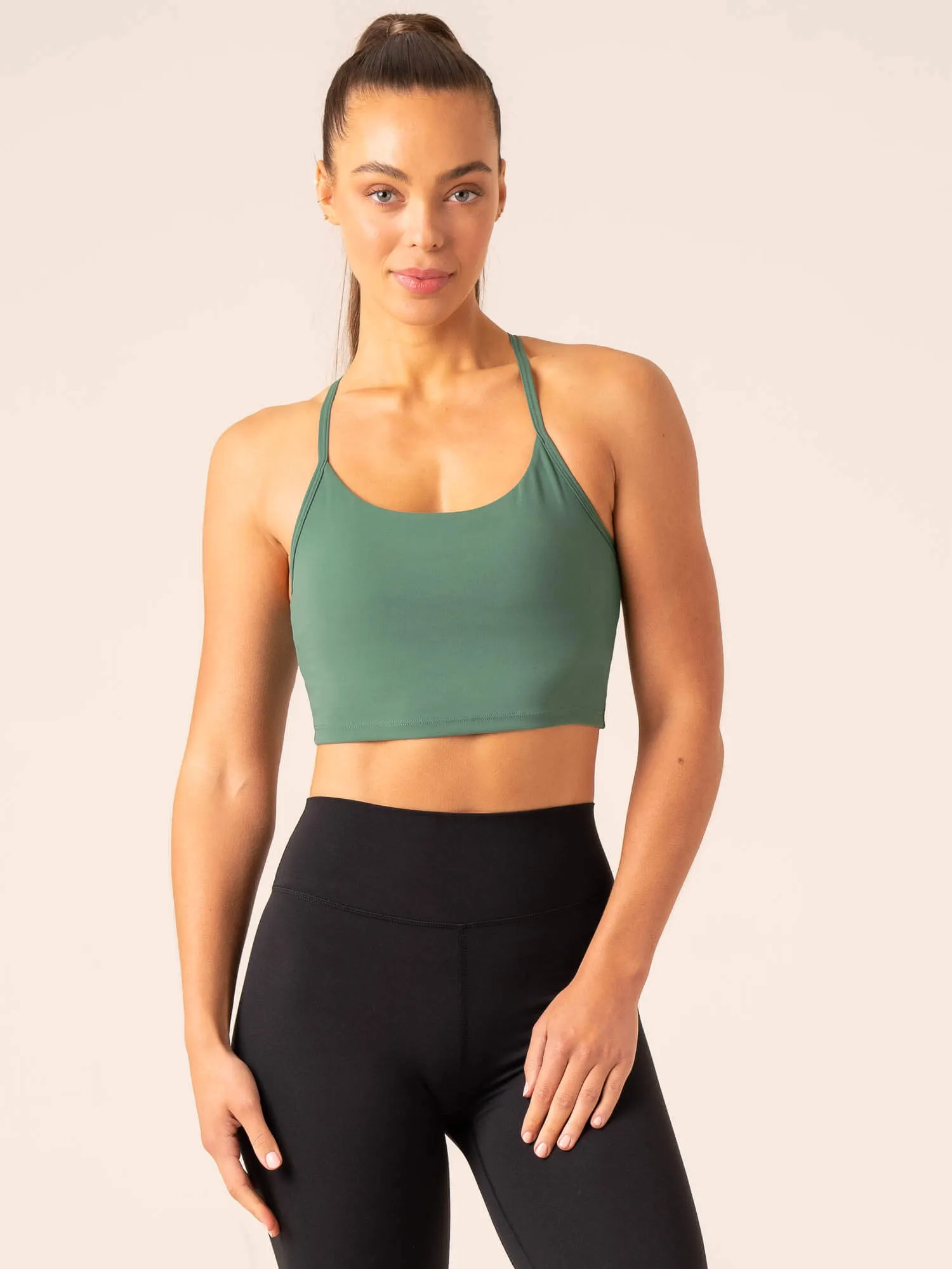 Embody Compression Tank Bra - Dark Green style shift