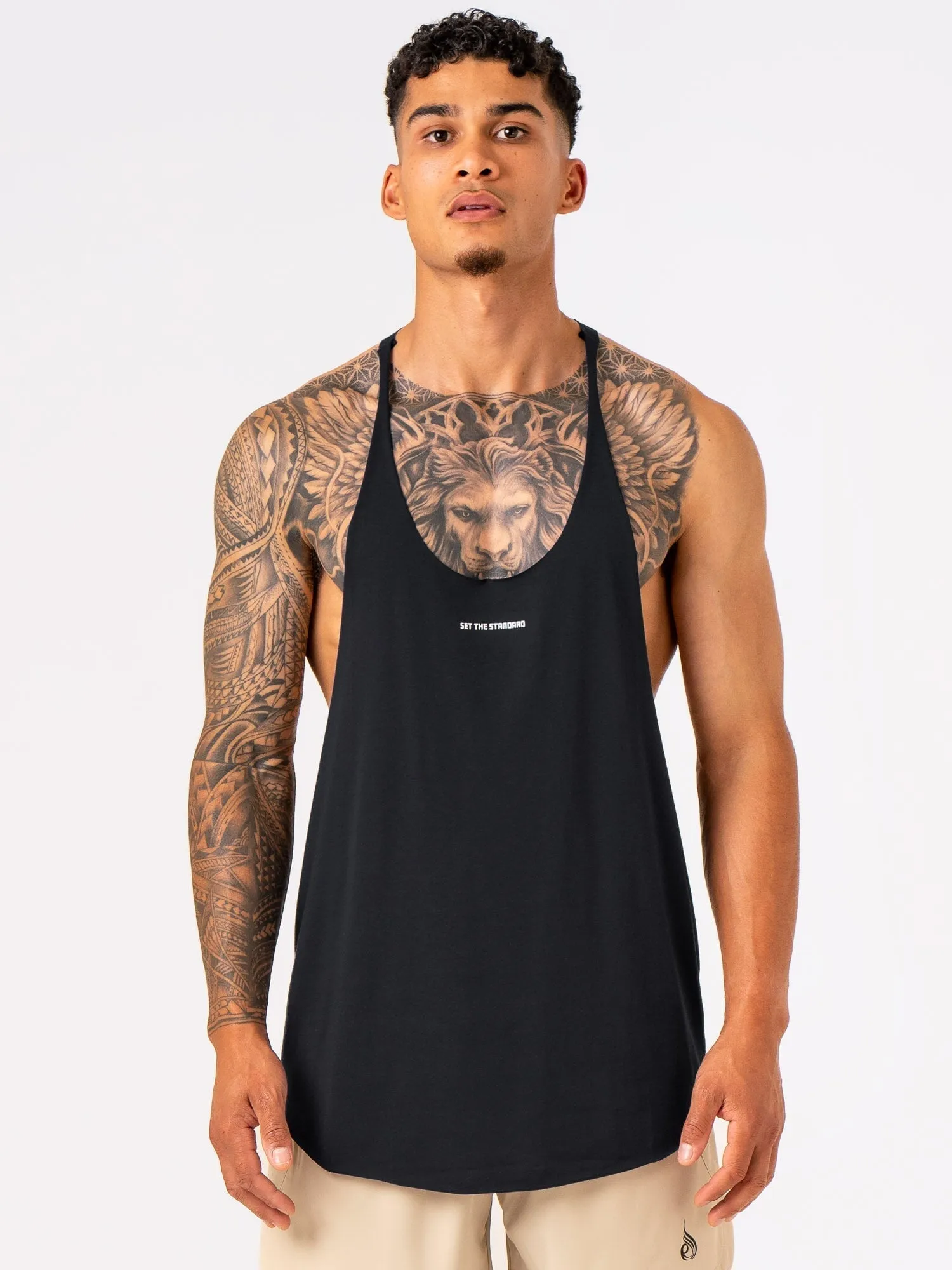 Emerge Arnie T-Back - Black summer cool