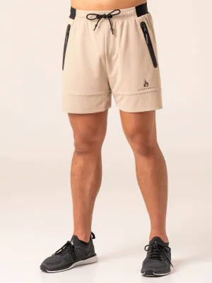 Emerge Mesh Short - Sand sports team