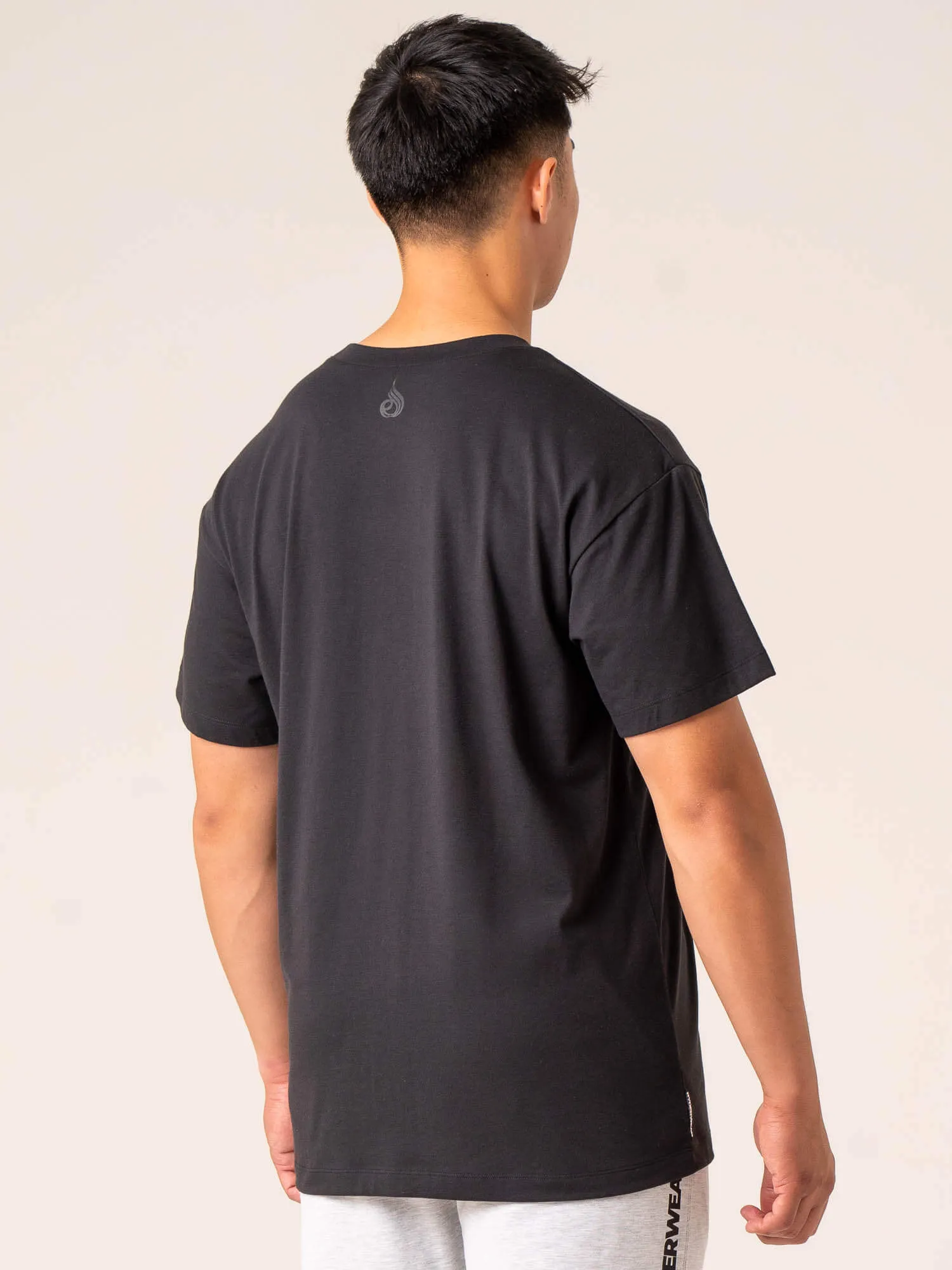 Emerge Oversized T-Shirt - Faded Black vintage inspired