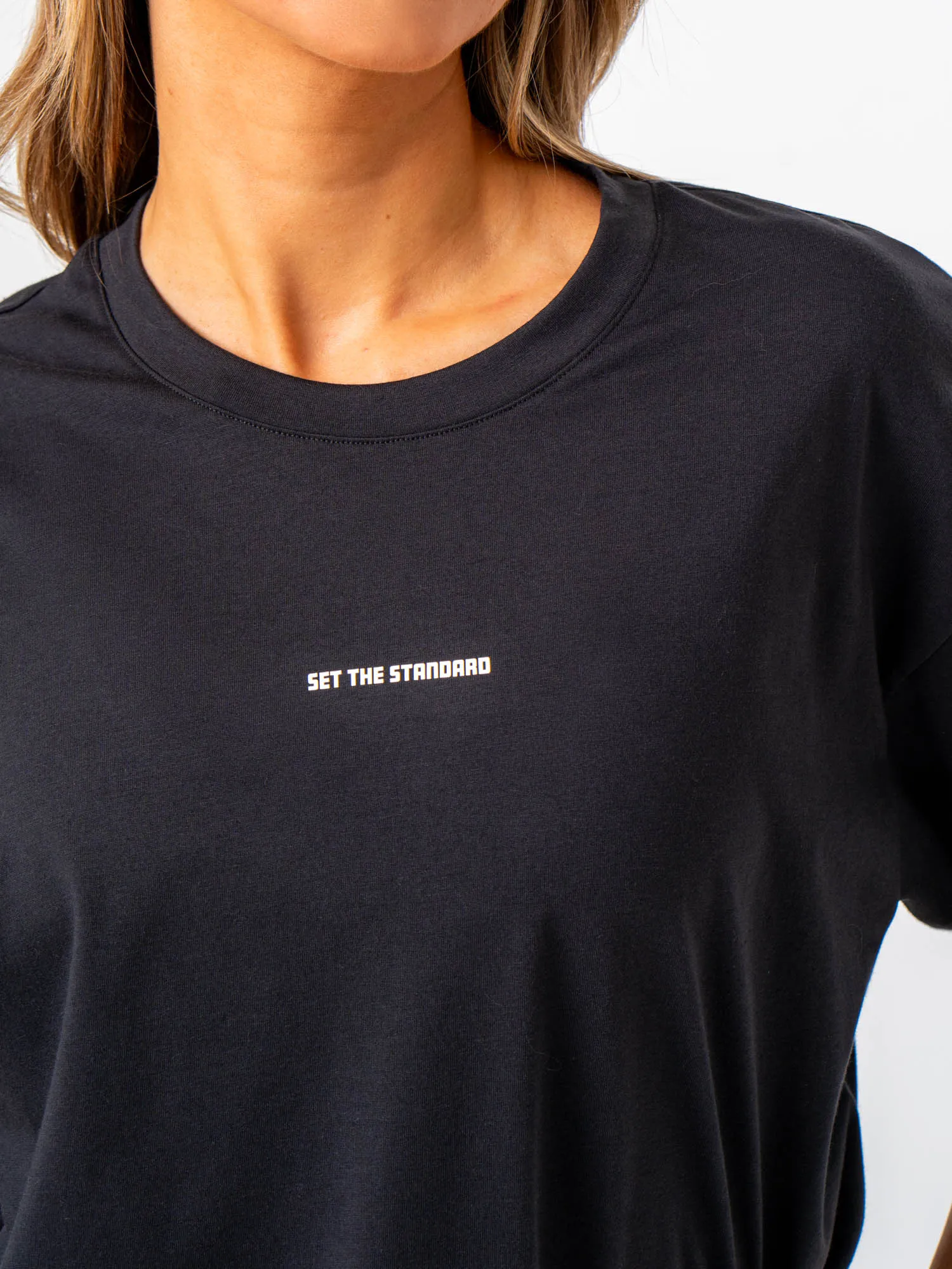 Emerge Oversized T-Shirt - Faded Black ethnic charm