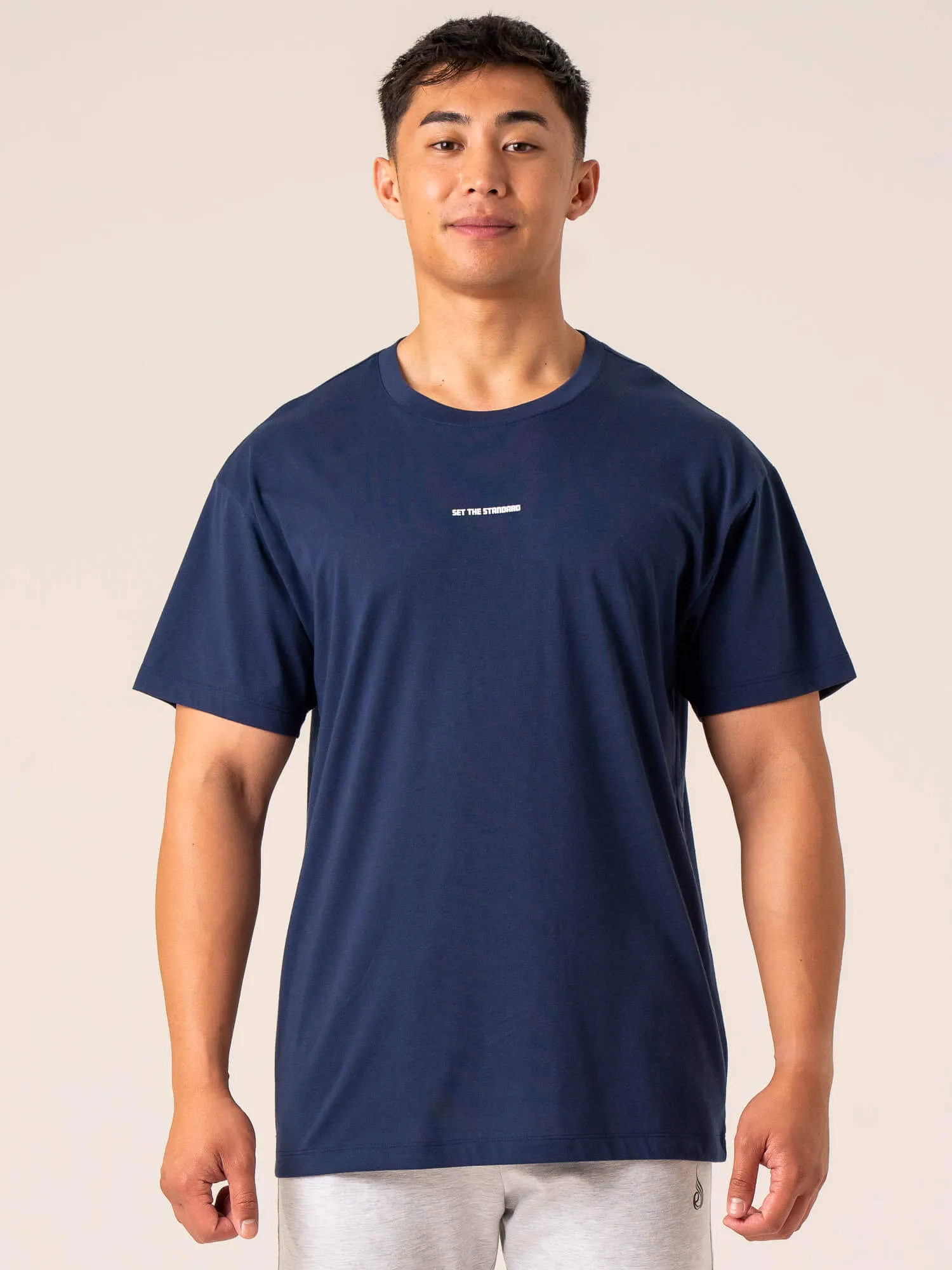 Emerge Oversized T-Shirt - Navy outdoor fun