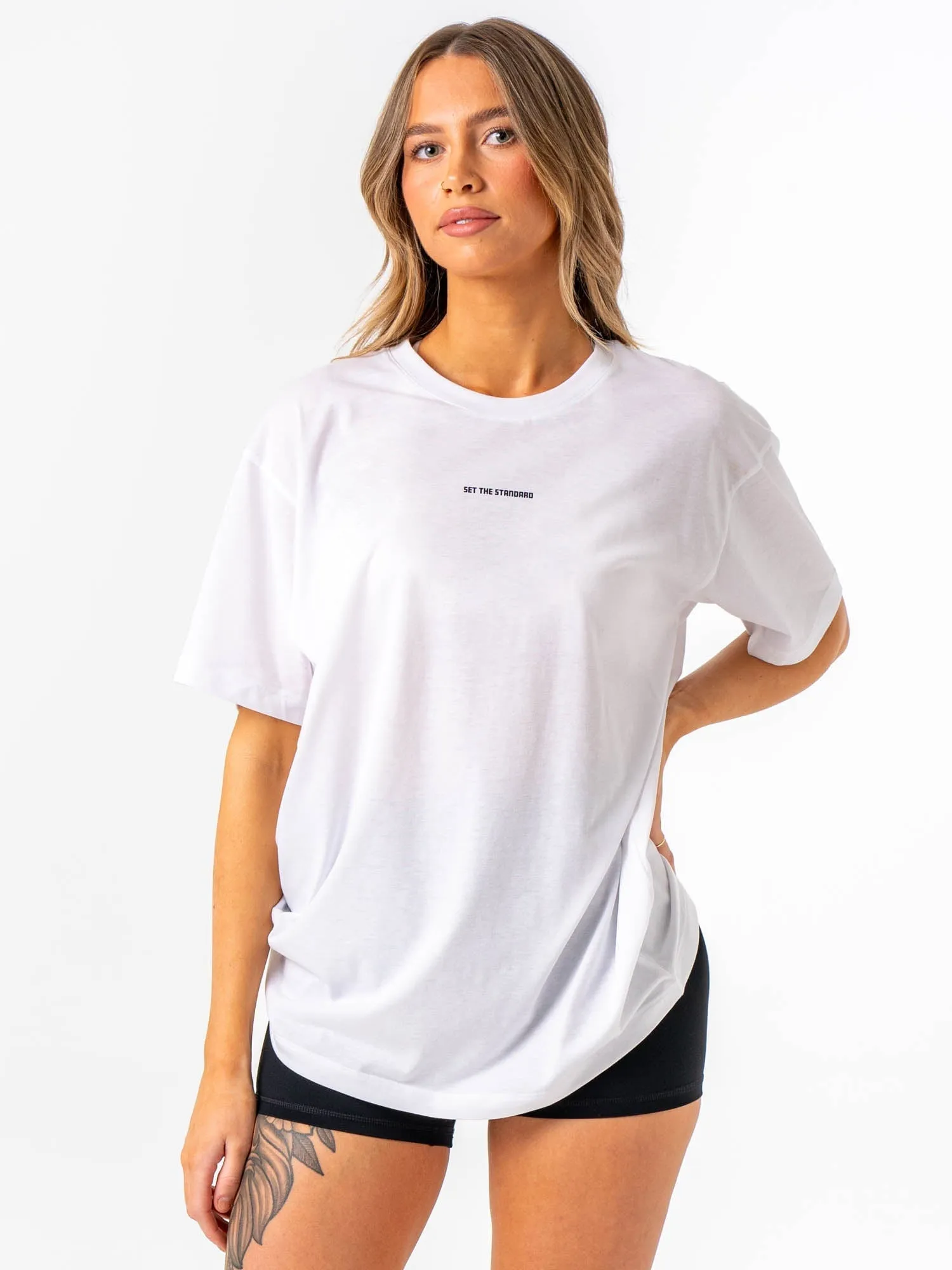 Emerge Oversized T-Shirt - White weekend wear