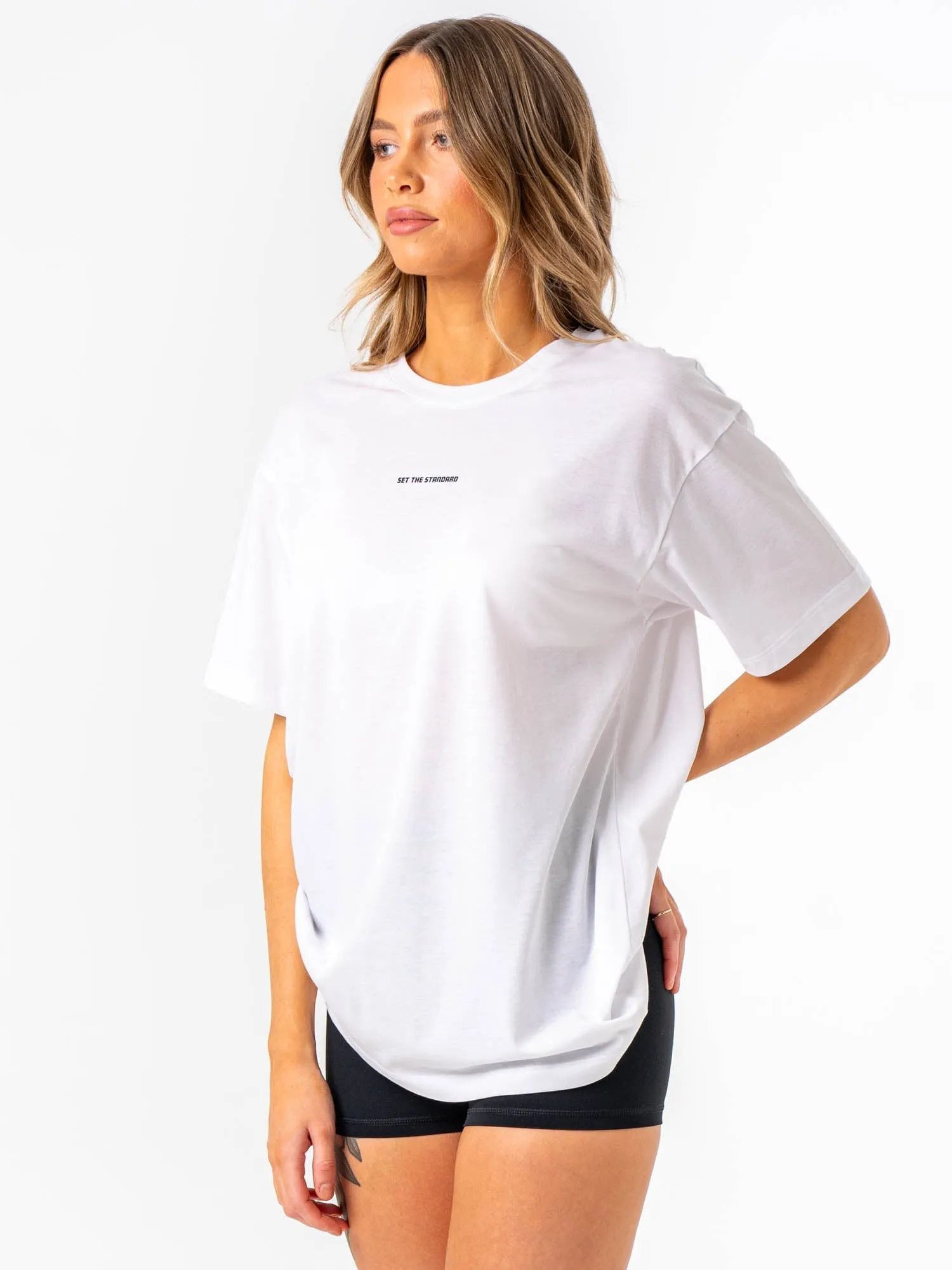 Emerge Oversized T-Shirt - White fashionista
