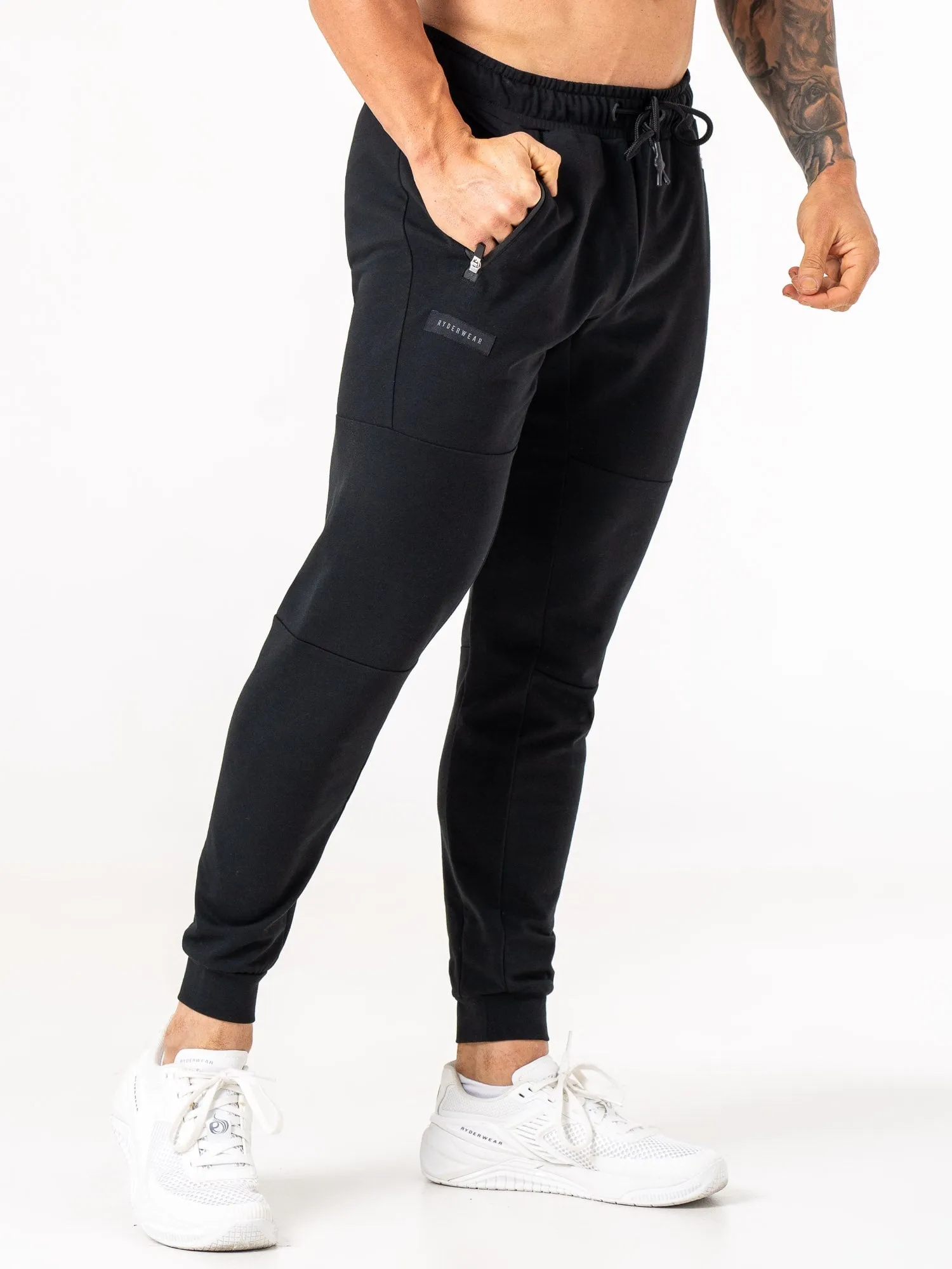 Endurance Track Pants - Black Fleece Warmth