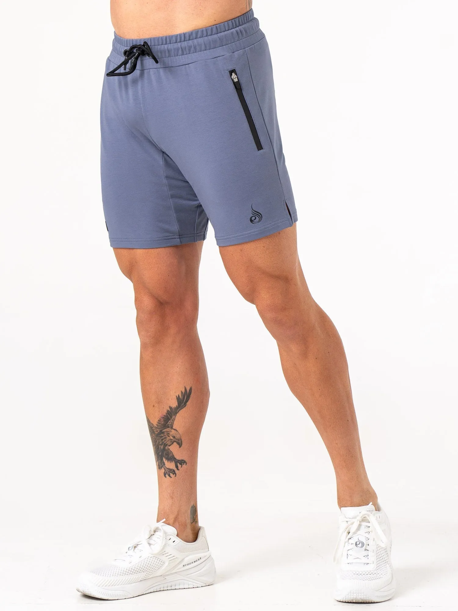 Endurance Track Shorts - Denim Blue urban runner