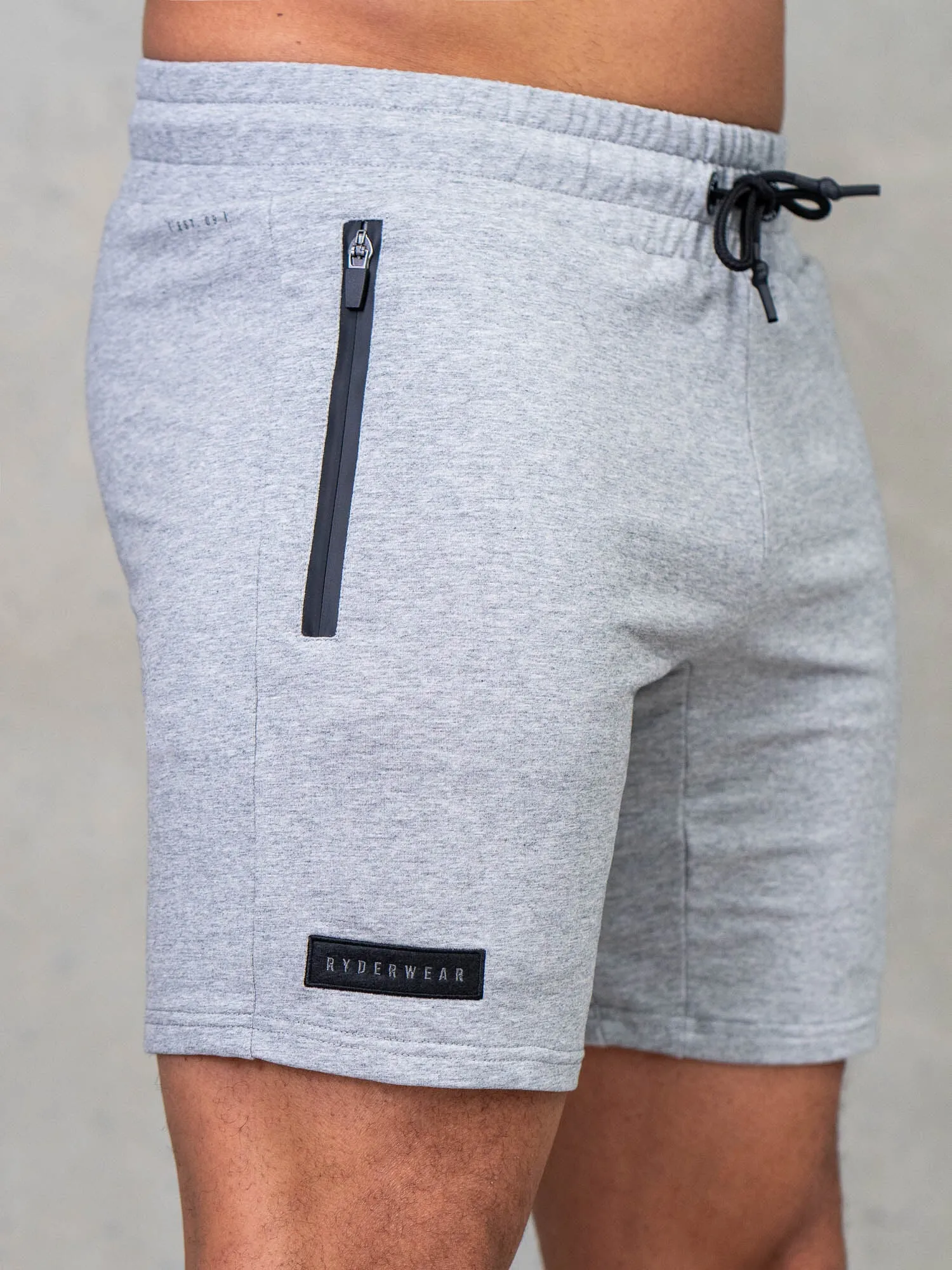 Endurance Track Shorts - Grey Marl active recovery