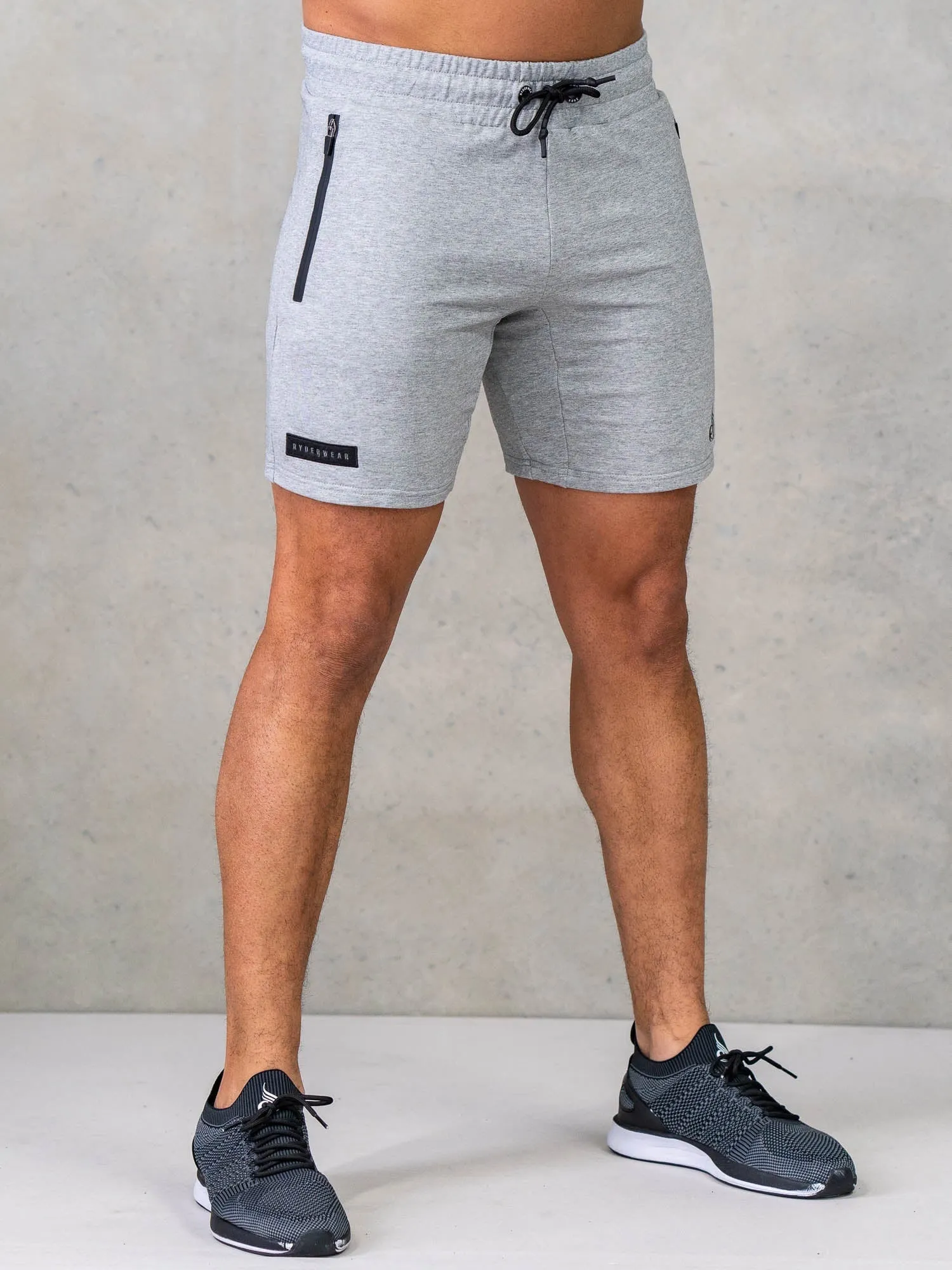 Endurance Track Shorts - Grey Marl high flexibility