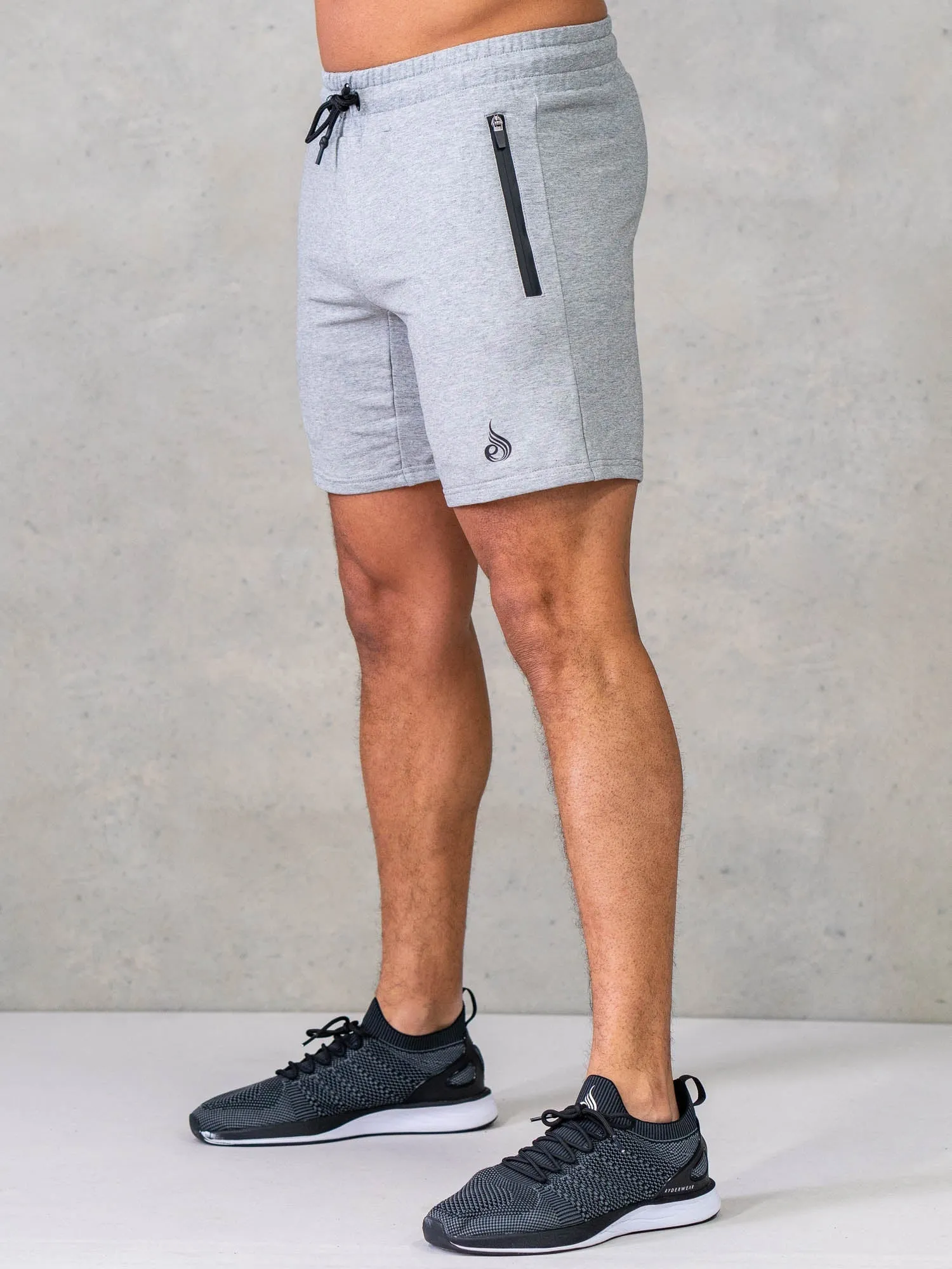 Endurance Track Shorts - Grey Marl workout gear