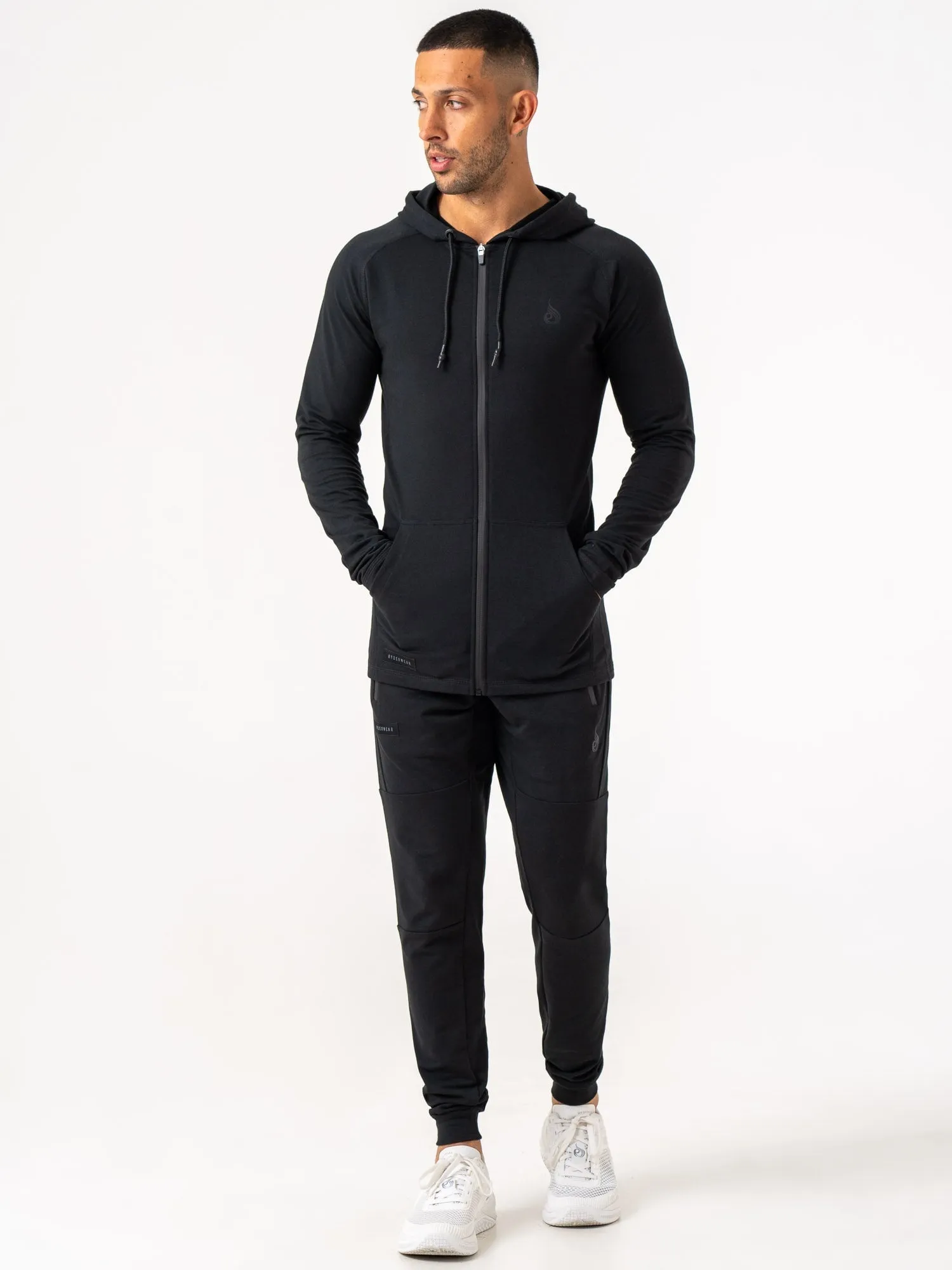 Endurance Zip Up Jacket - Black weekend vibe