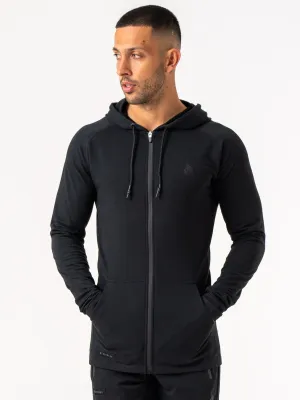 Endurance Zip Up Jacket - Black soft touch