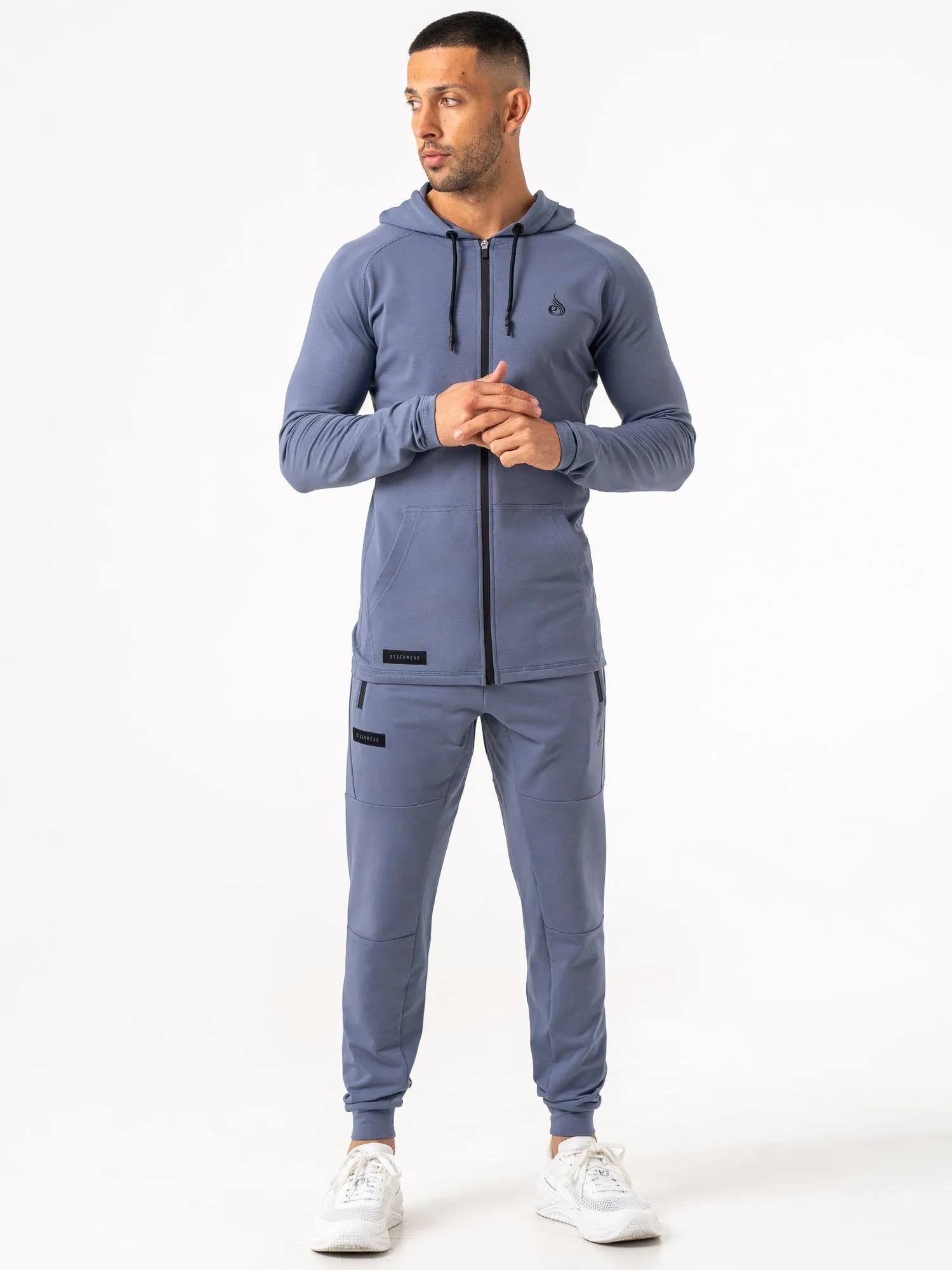 Endurance Zip Up Jacket - Denim Blue cold weather gear