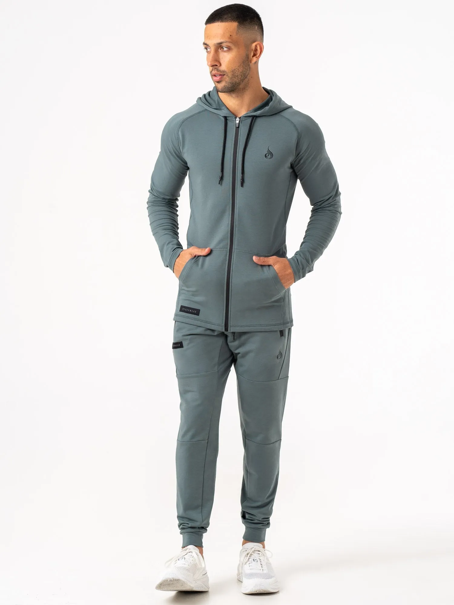 Endurance Zip Up Jacket - Fern Green training apparel