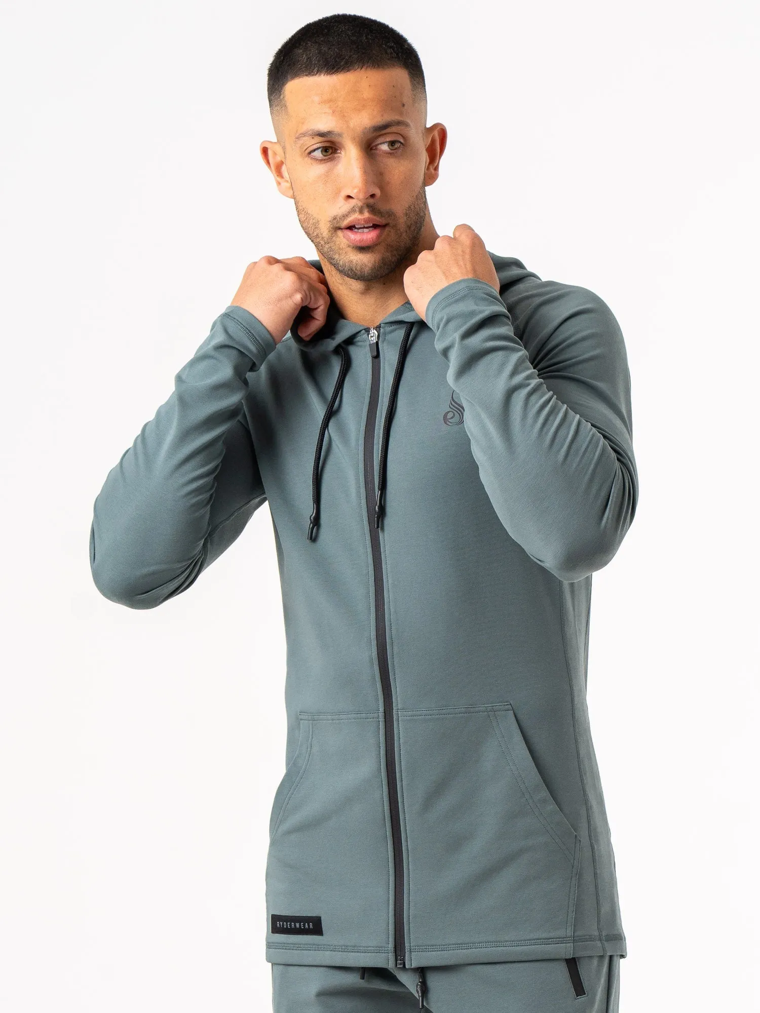 Endurance Zip Up Jacket - Fern Green stylish design