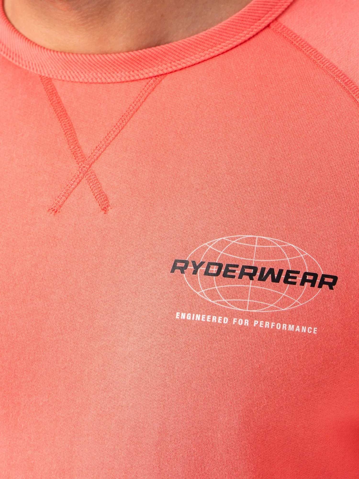 Energy Crew Neck - Coral functional wear