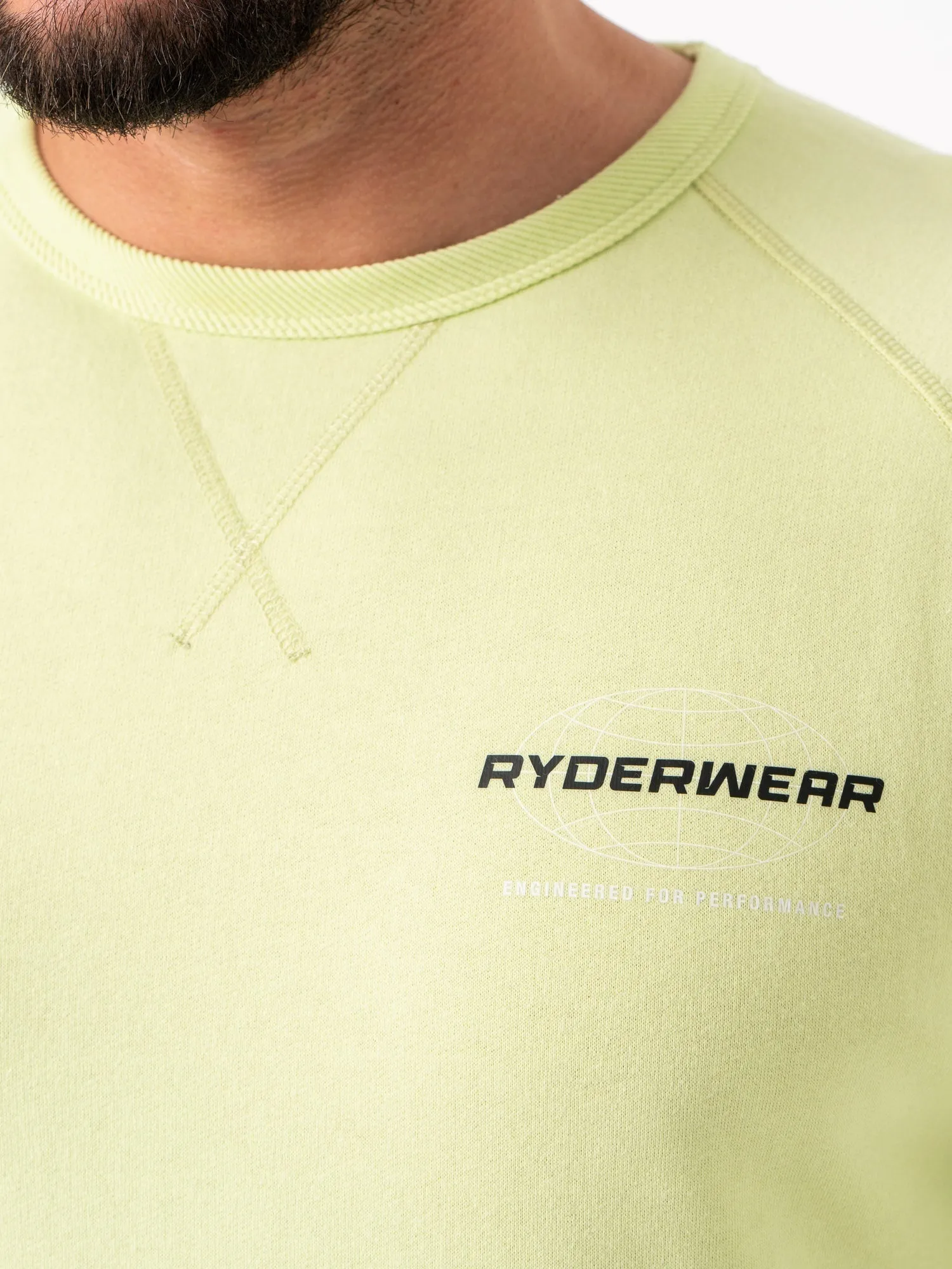Energy Crew Neck - Lime seasonal colors