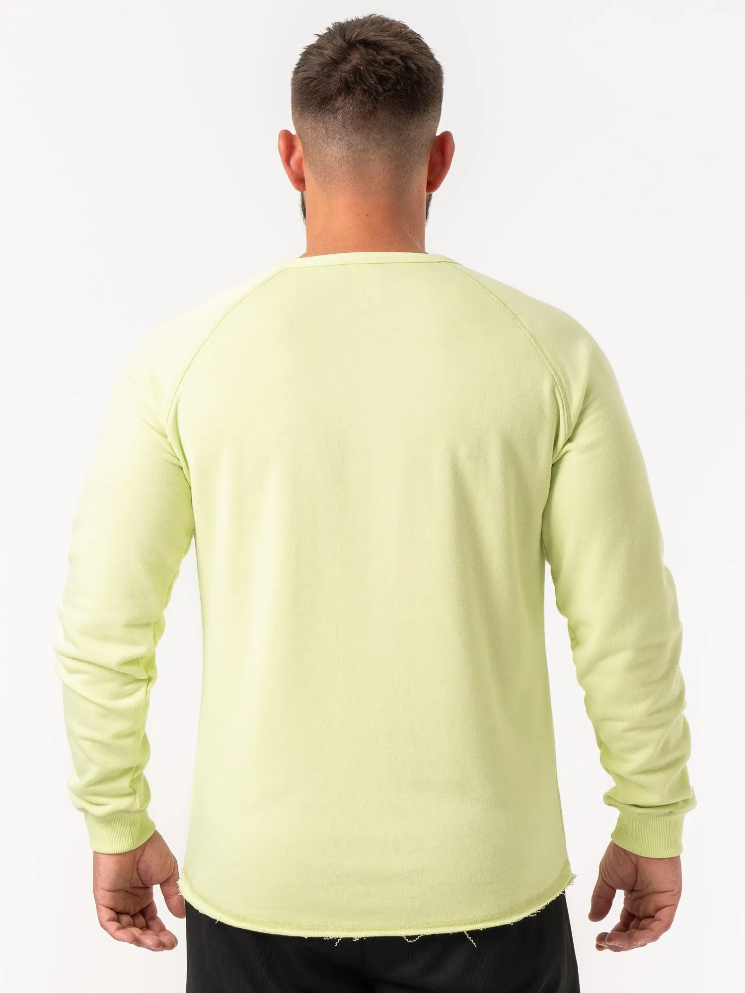 Energy Crew Neck - Lime sporty look
