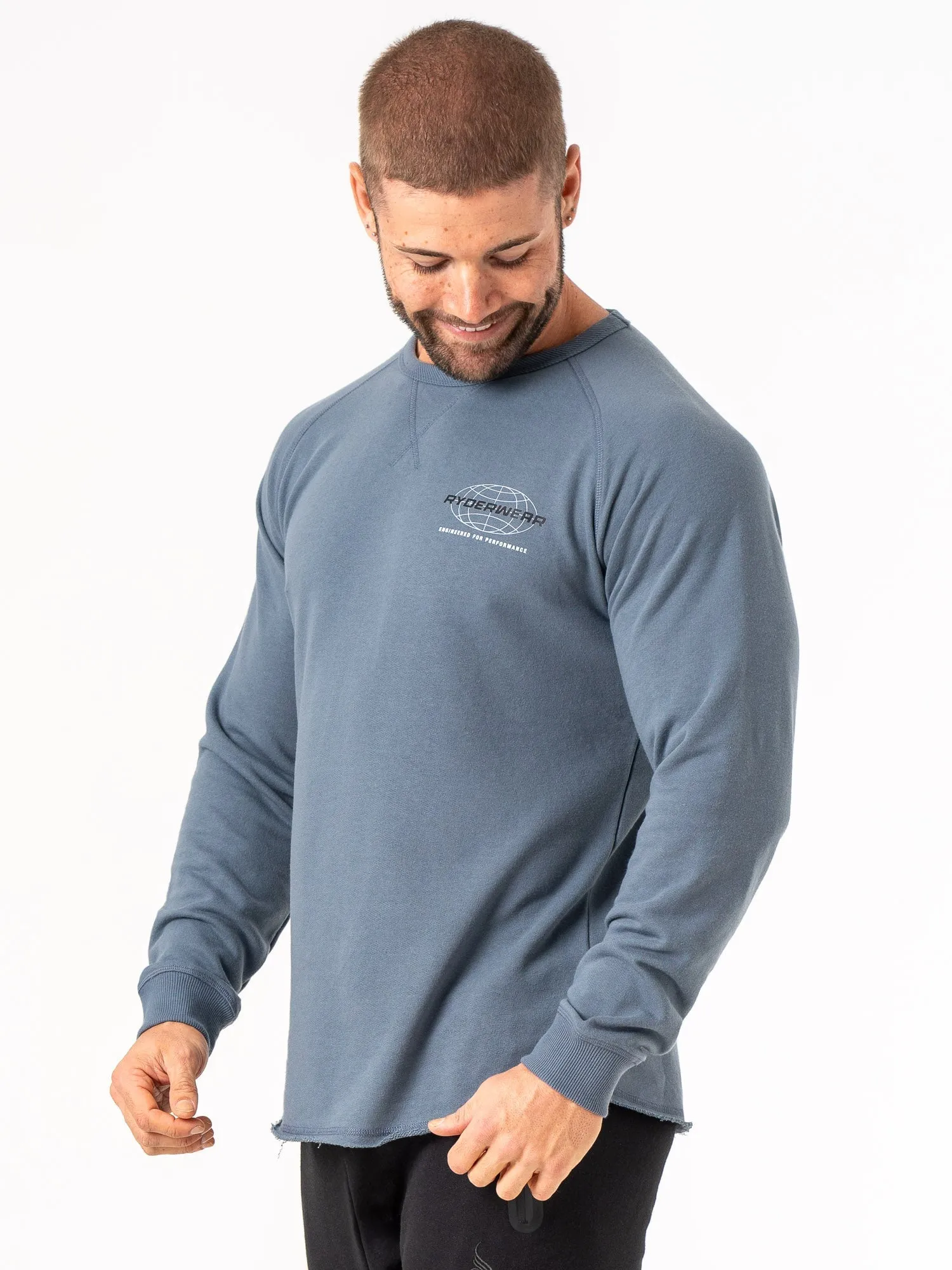 Energy Crew Neck - Petrol breathable comfort