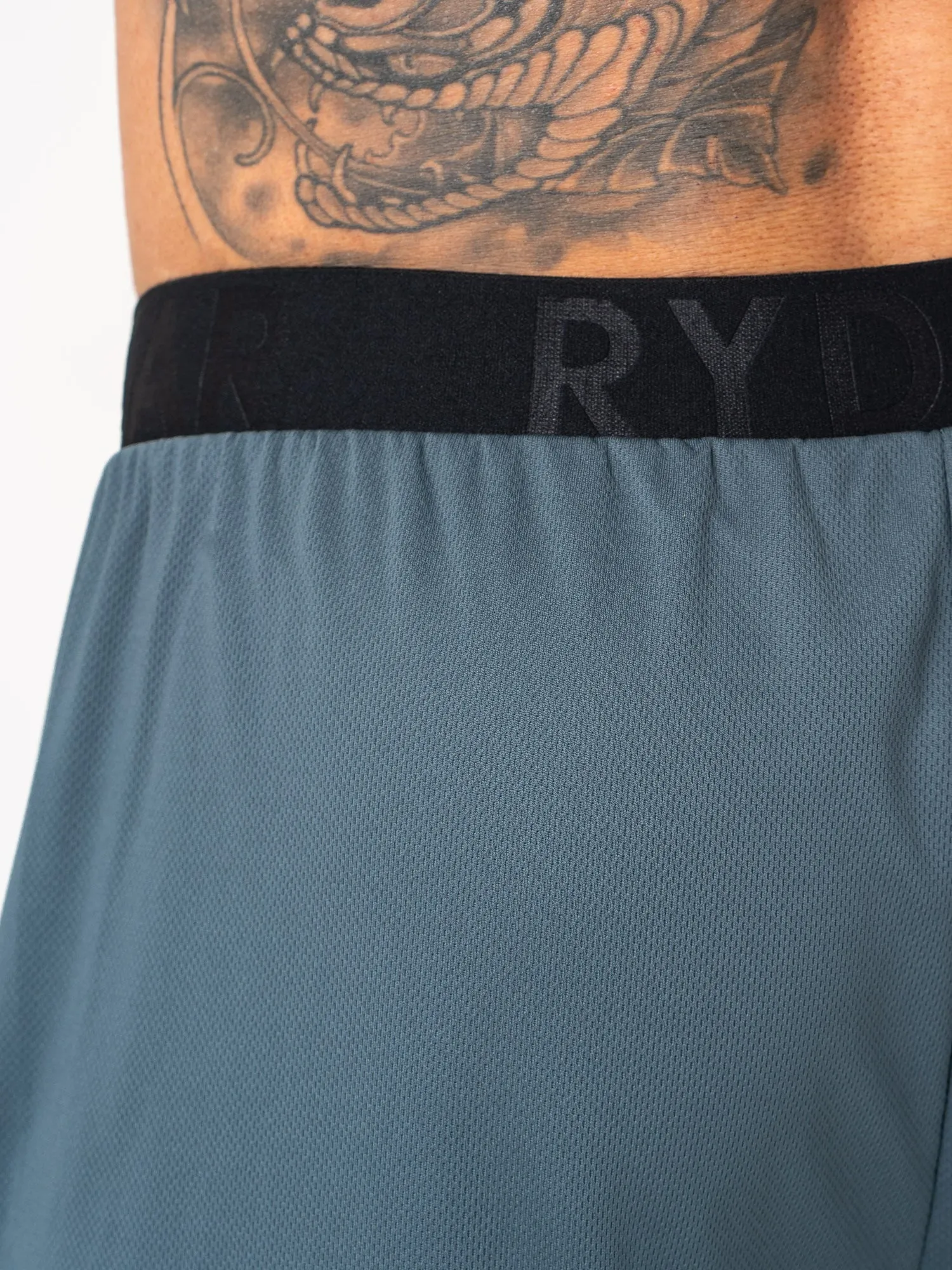 Energy Mesh Shorts - Petrol gym shorts style
