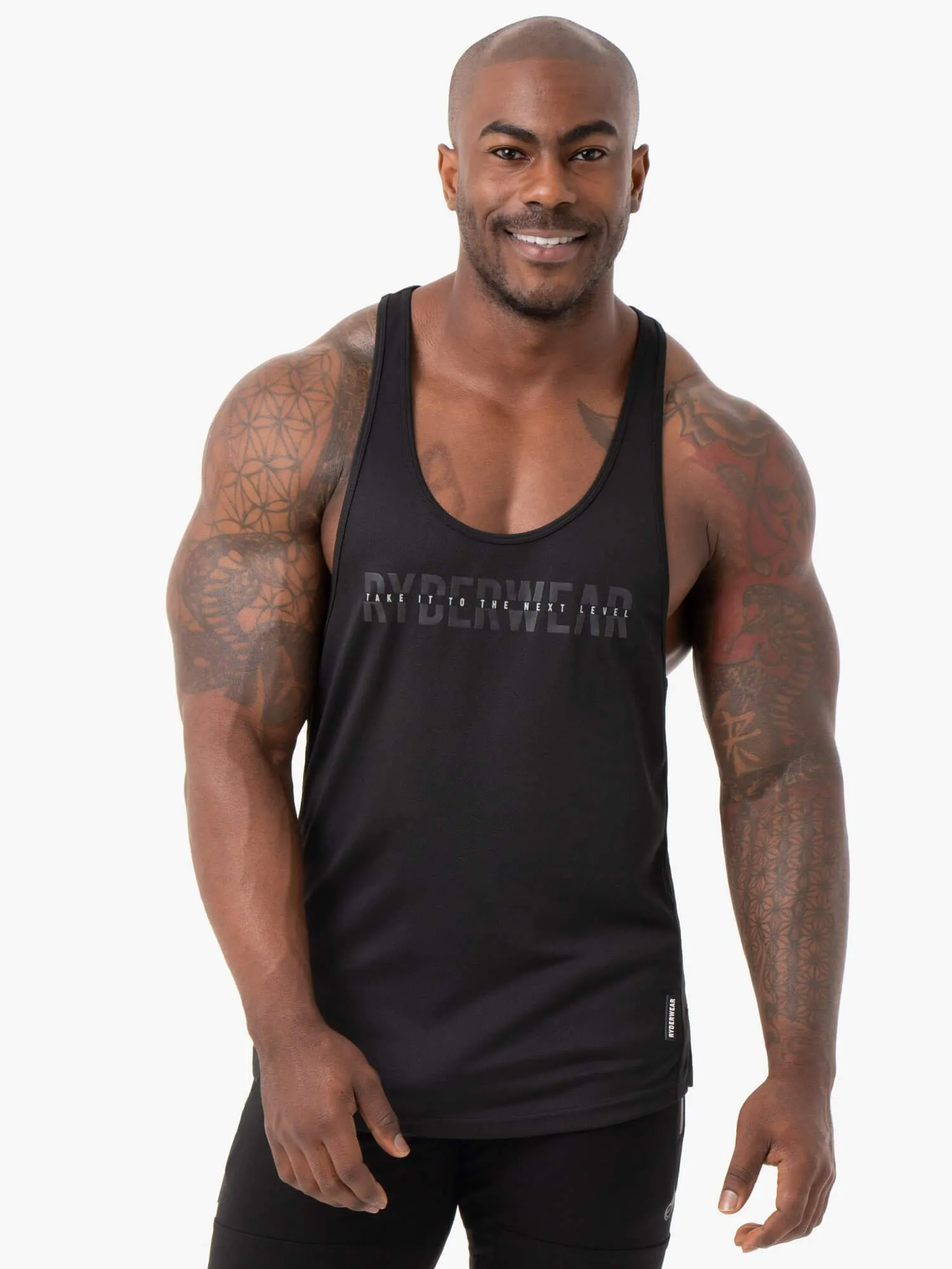 Energy Mesh T-Back - Black outdoor explore
