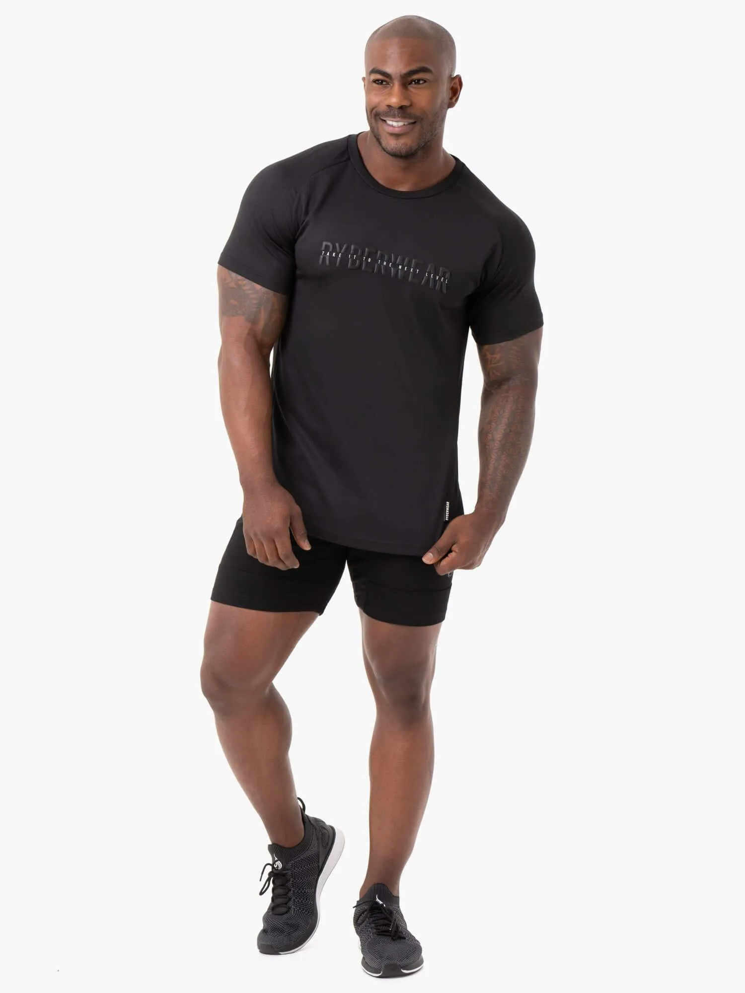 Energy Mesh T-Shirt - Black casual style