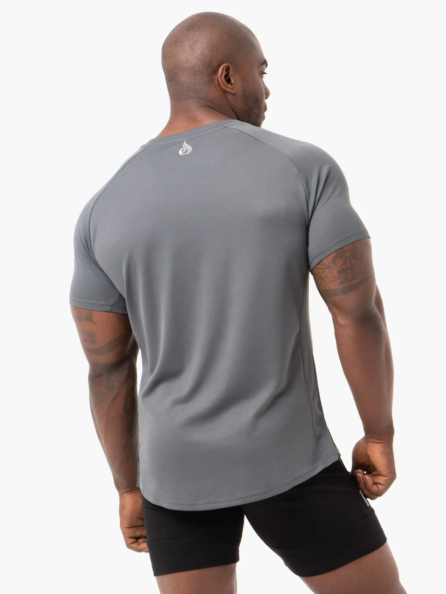Energy Mesh T-Shirt - Charcoal casual wear