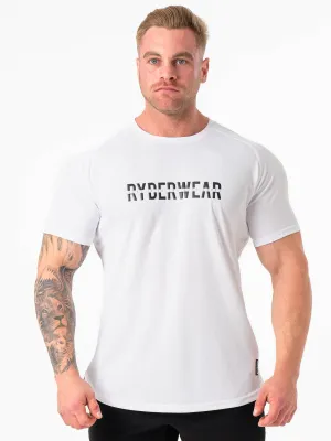 Energy Mesh T-Shirt - White lightweight fabric