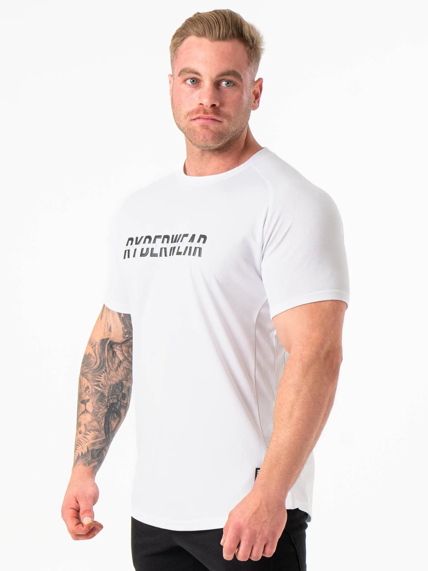 Energy Mesh T-Shirt - White concert ready