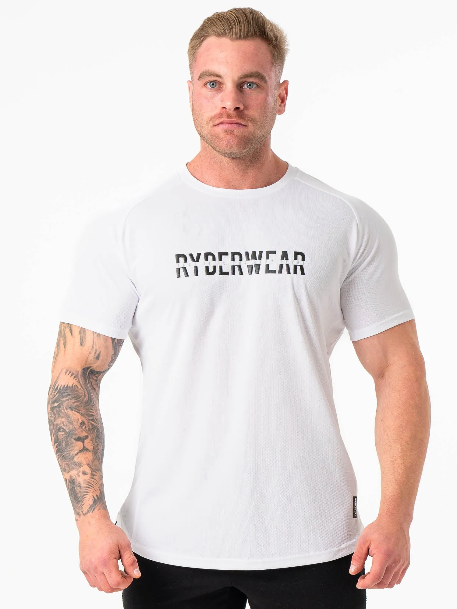 Energy Mesh T-Shirt - White lightweight fabric