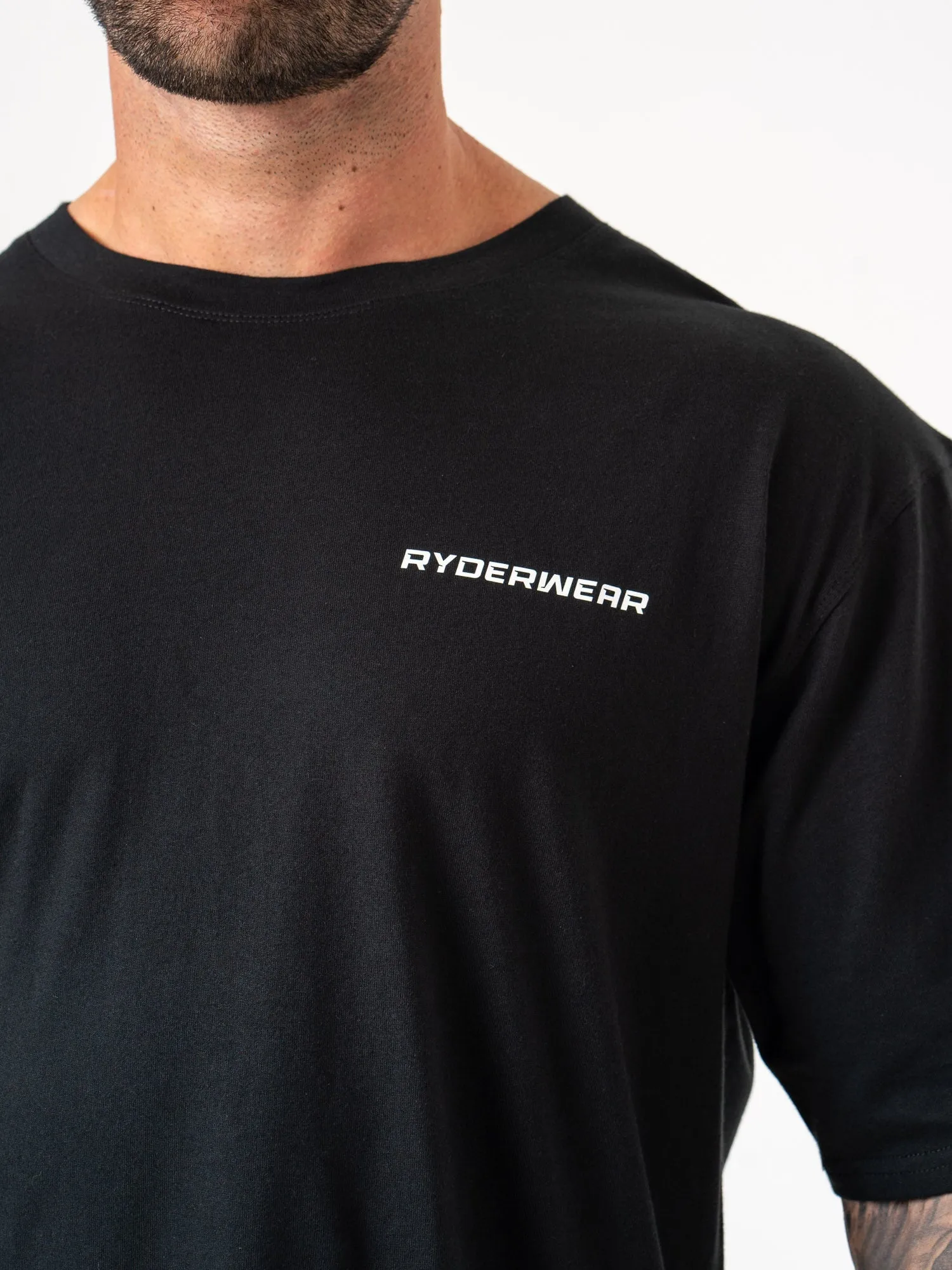 Energy Oversized T-Shirt - Black retro fashion