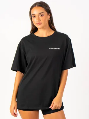 Energy Oversized T-Shirt - Black summer breeze