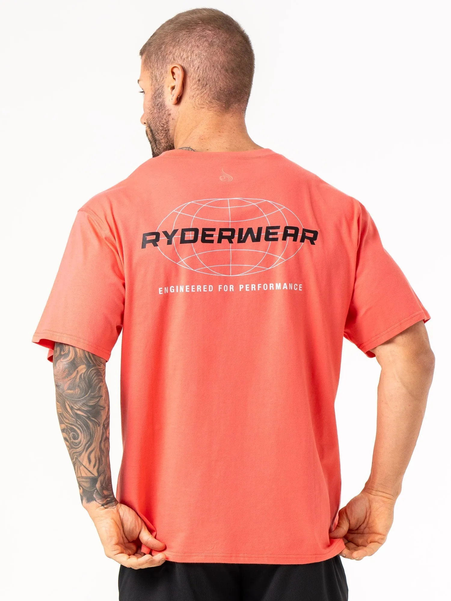 Energy Oversized T-Shirt - Coral eco friendly