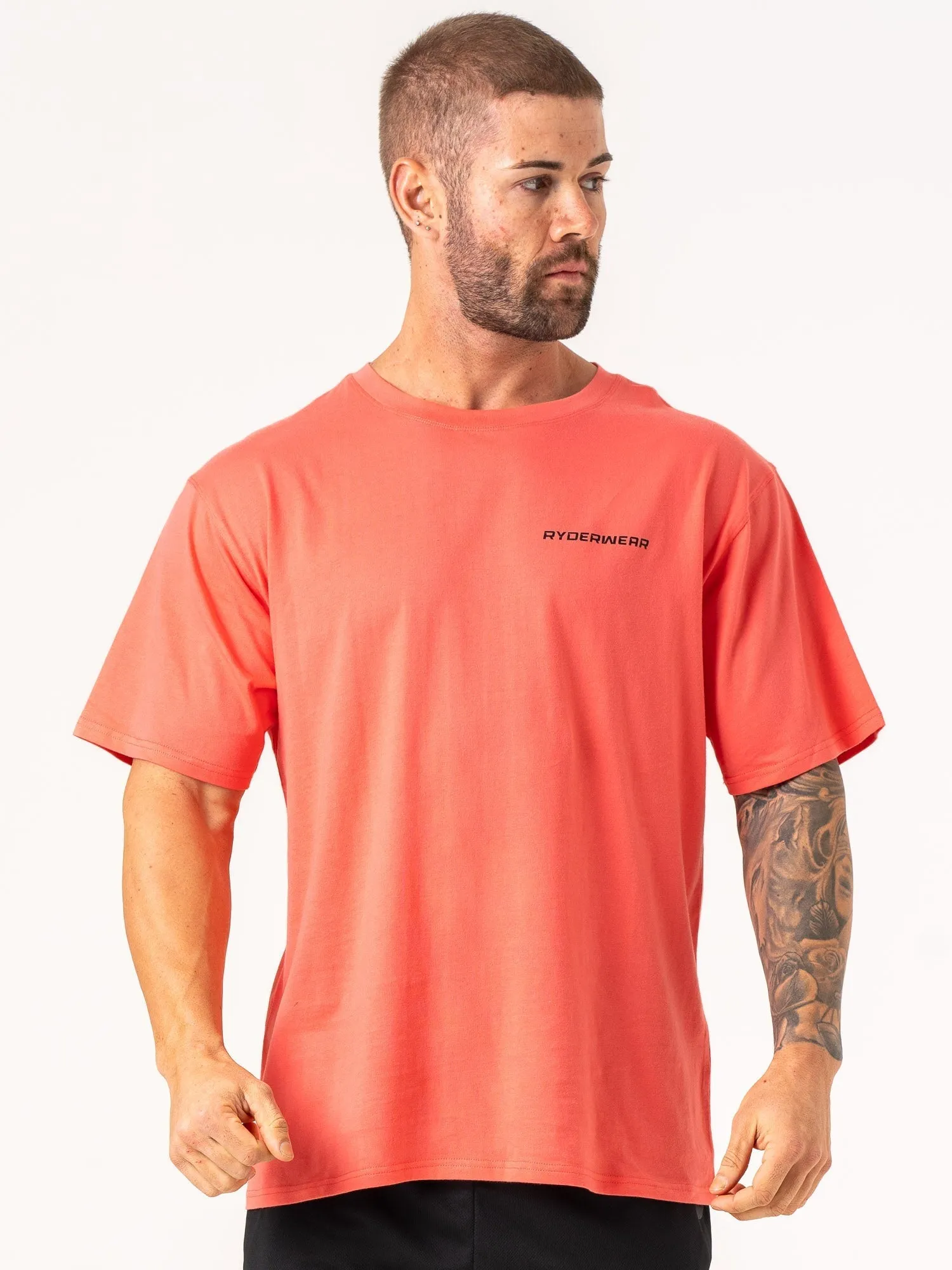 Energy Oversized T-Shirt - Coral party mood