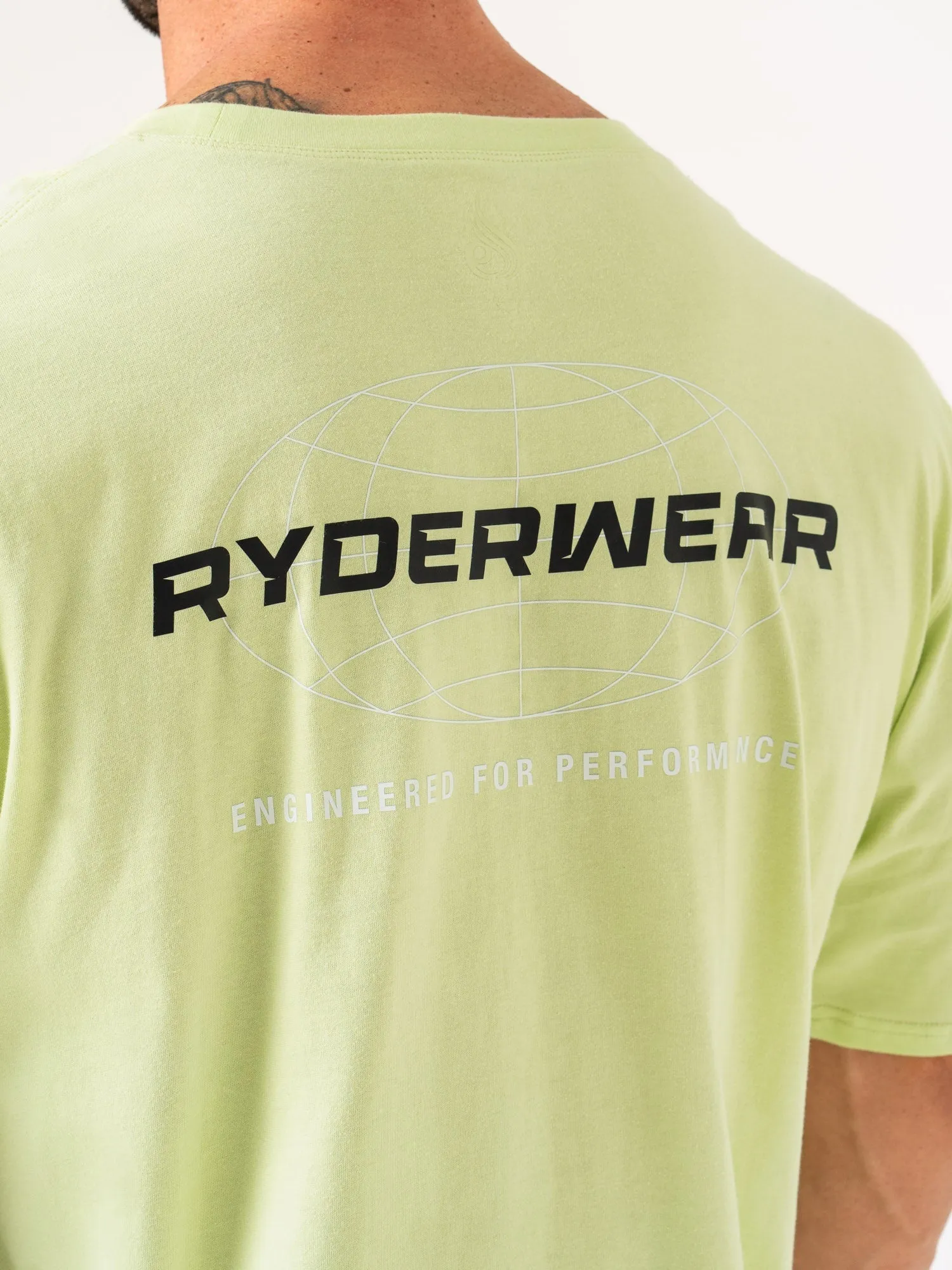Energy Oversized T-Shirt - Lime fresh look