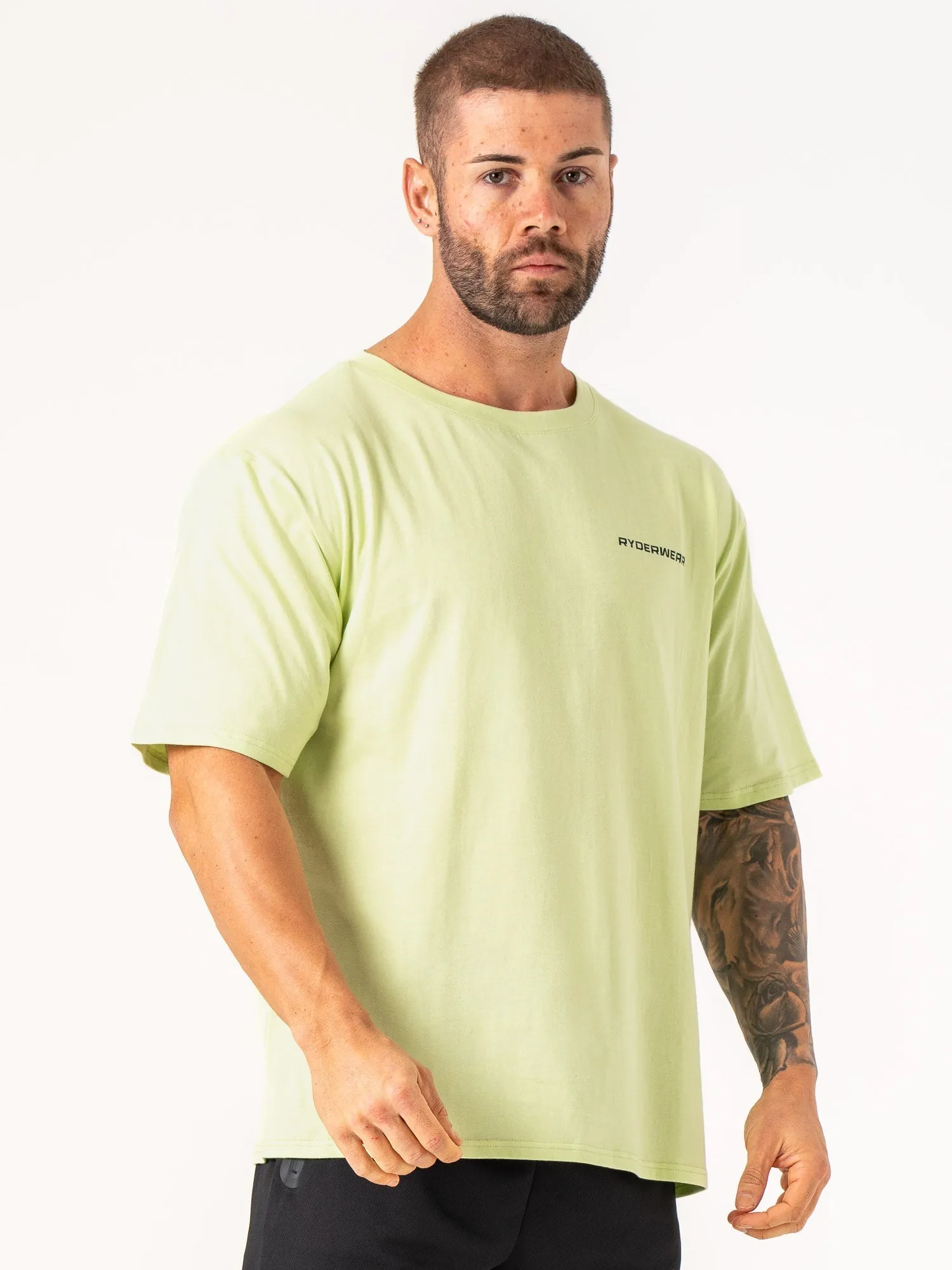 Energy Oversized T-Shirt - Lime festival season