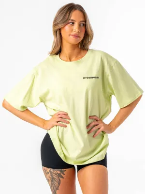 Energy Oversized T-Shirt - Lime fitness gear