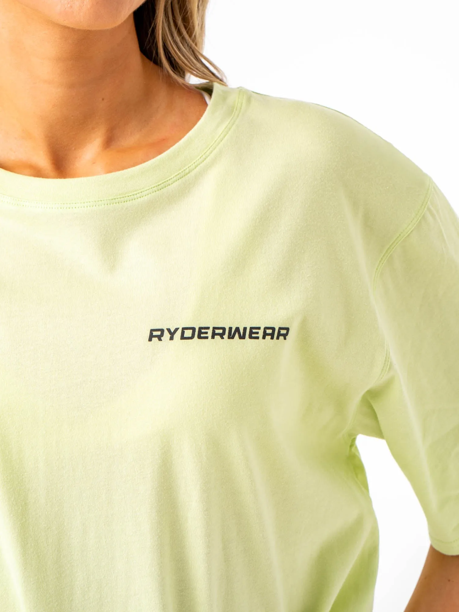 Energy Oversized T-Shirt - Lime sports fan