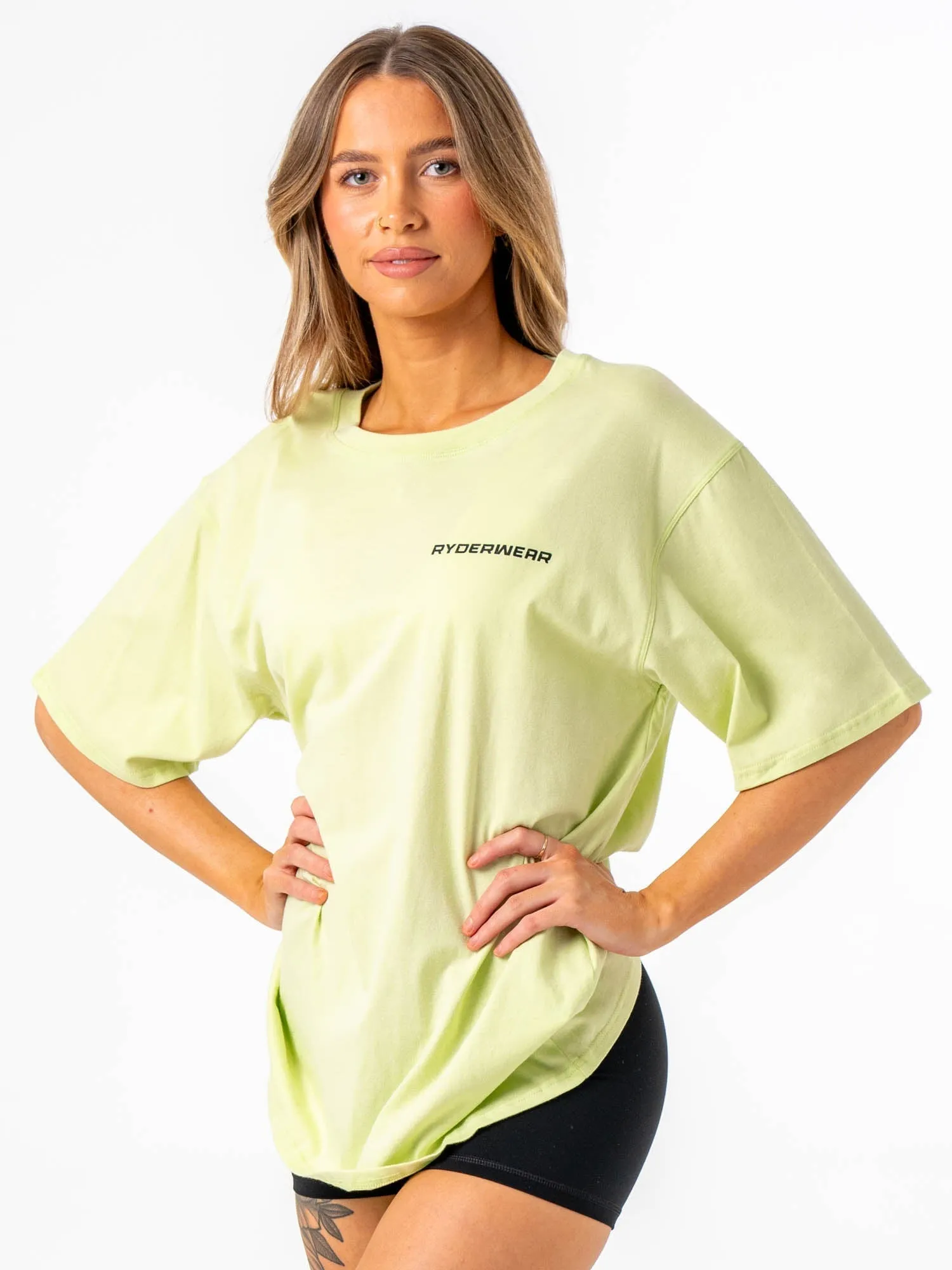 Energy Oversized T-Shirt - Lime casual wear