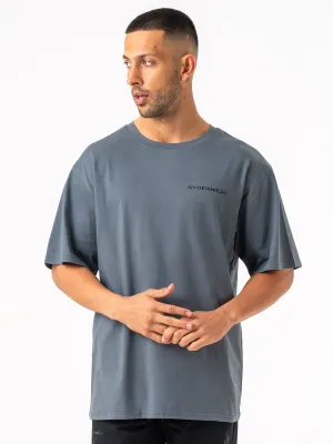 Energy Oversized T-Shirt - Petrol soft feel